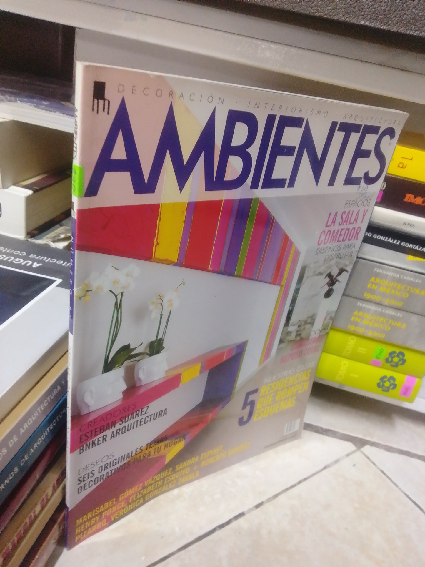REVISTA AMBIENTES 81, POR DESCONOCIDO, USADO, ARQUITECTURA, JUAREZ 515