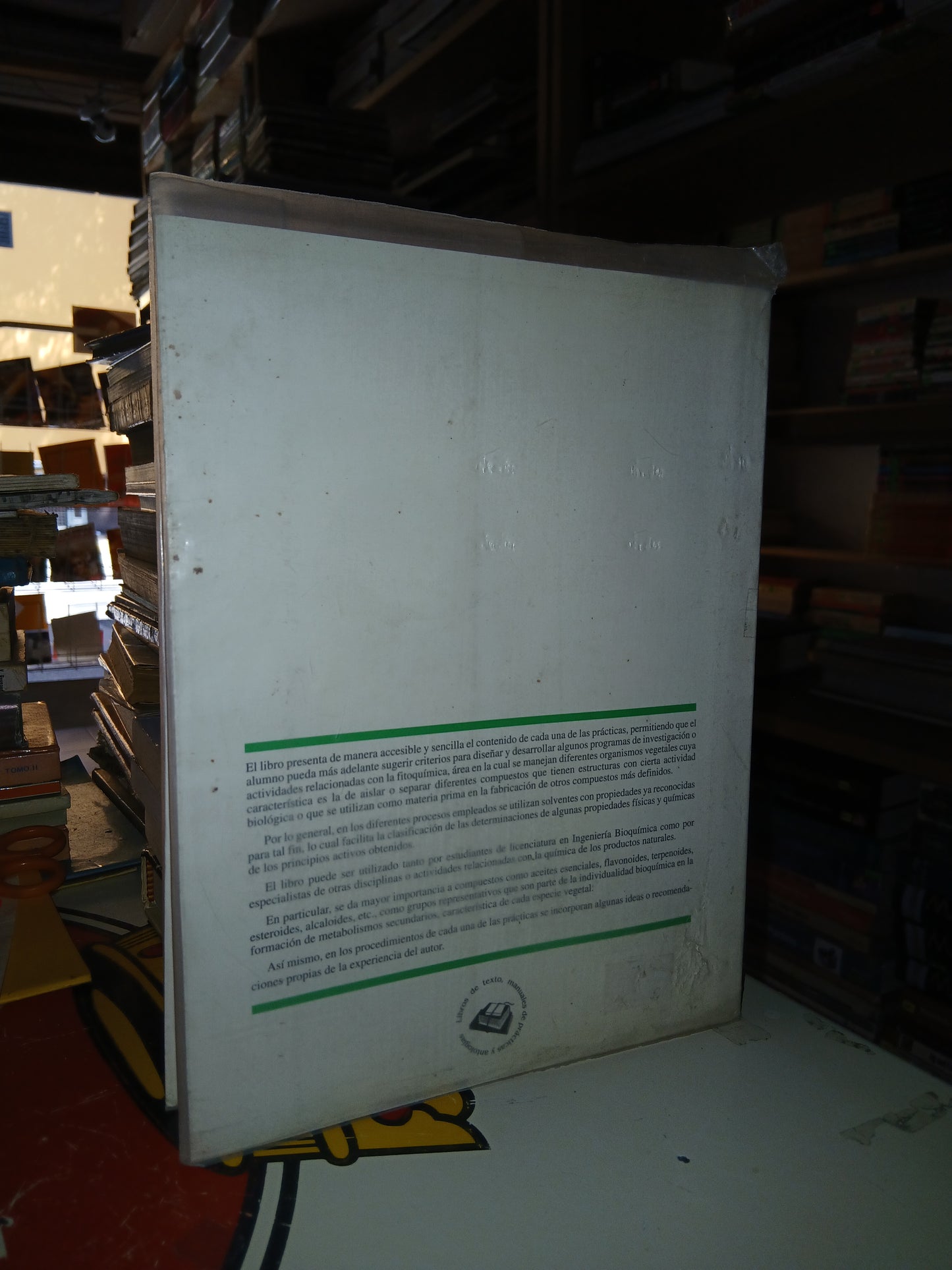 INTRODUCCIÓN AL ANALISIS DE LOS PRODUCTOS NATURALES. LABORATORIO DE FITOQUÍMICA POR JOSÉ MARÍA BARBA CHÁVEZ USADO QUÍMICA LITERARIO 207