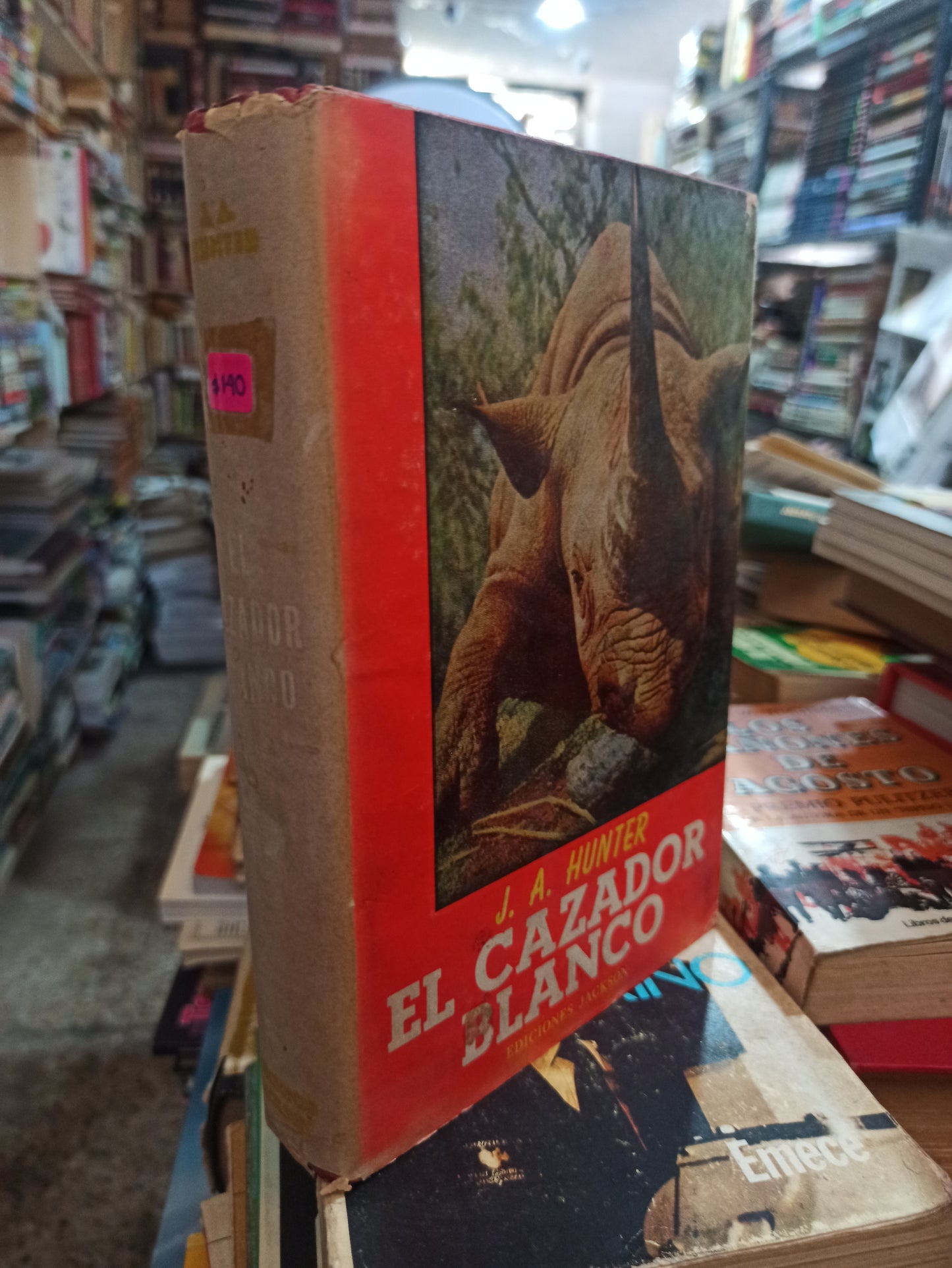 EL CAZADOR BLANCO J. A. HUNTER EDICIONES JACKSON USADO NOVELAS ALDAMA