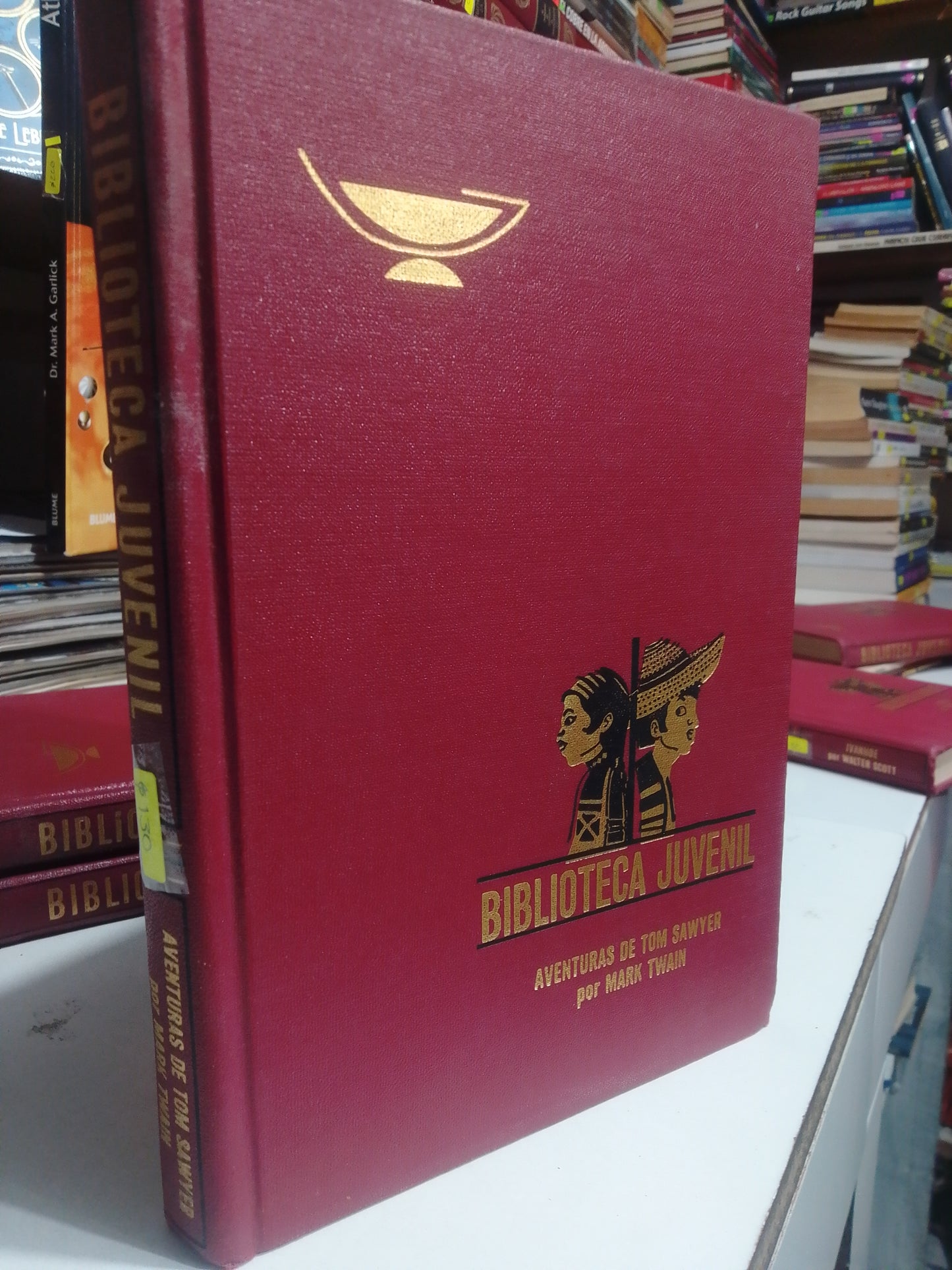 AVENTURAS POR TOM SAWYER POR MARK TWAIN USADO NOVELA JUAREZ