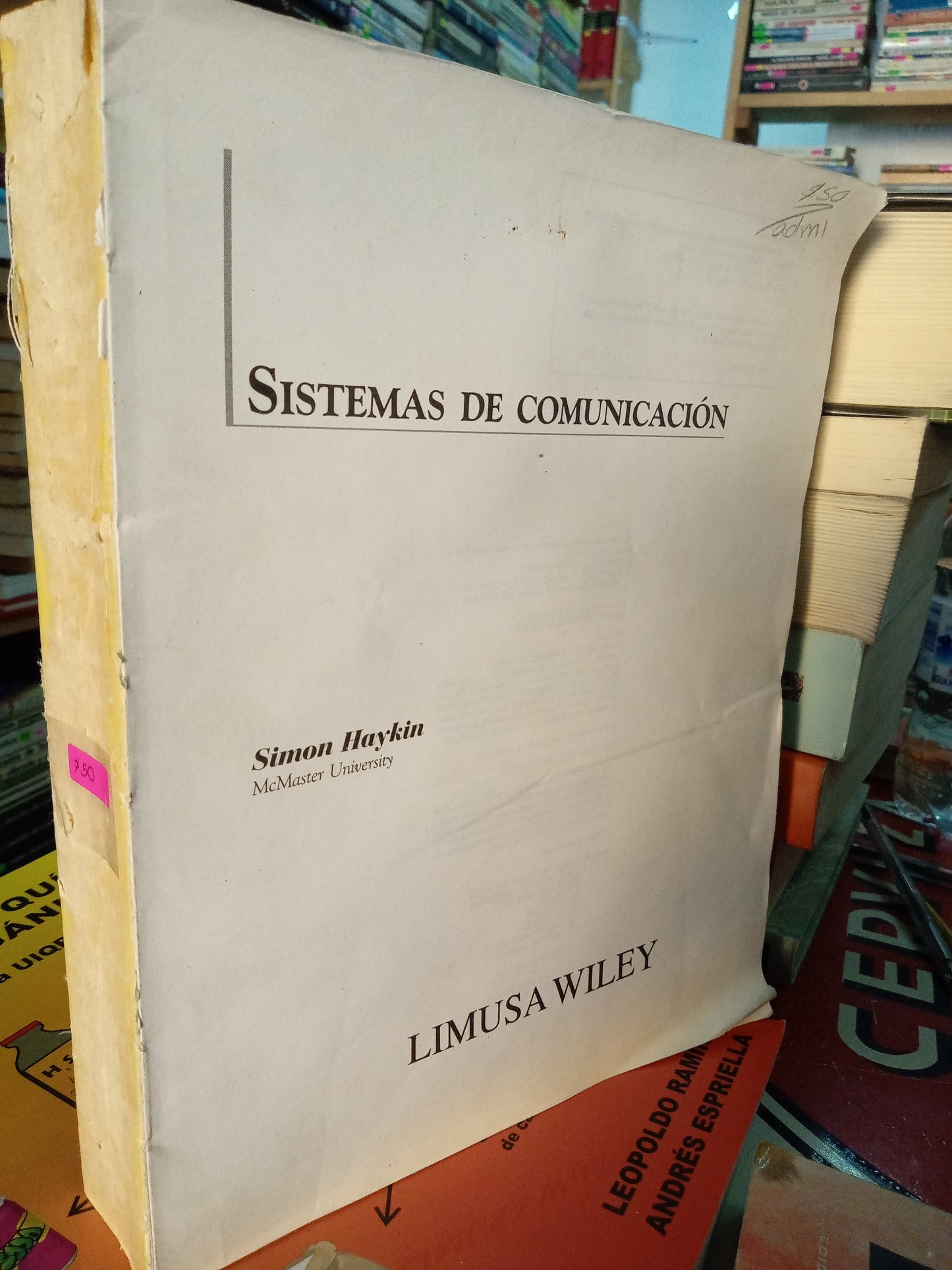 SISTEMAS DE COMUNICACIÓN POR SIMON HAYKIN USADO ADMINISTRACIÓN LITERARIO 207