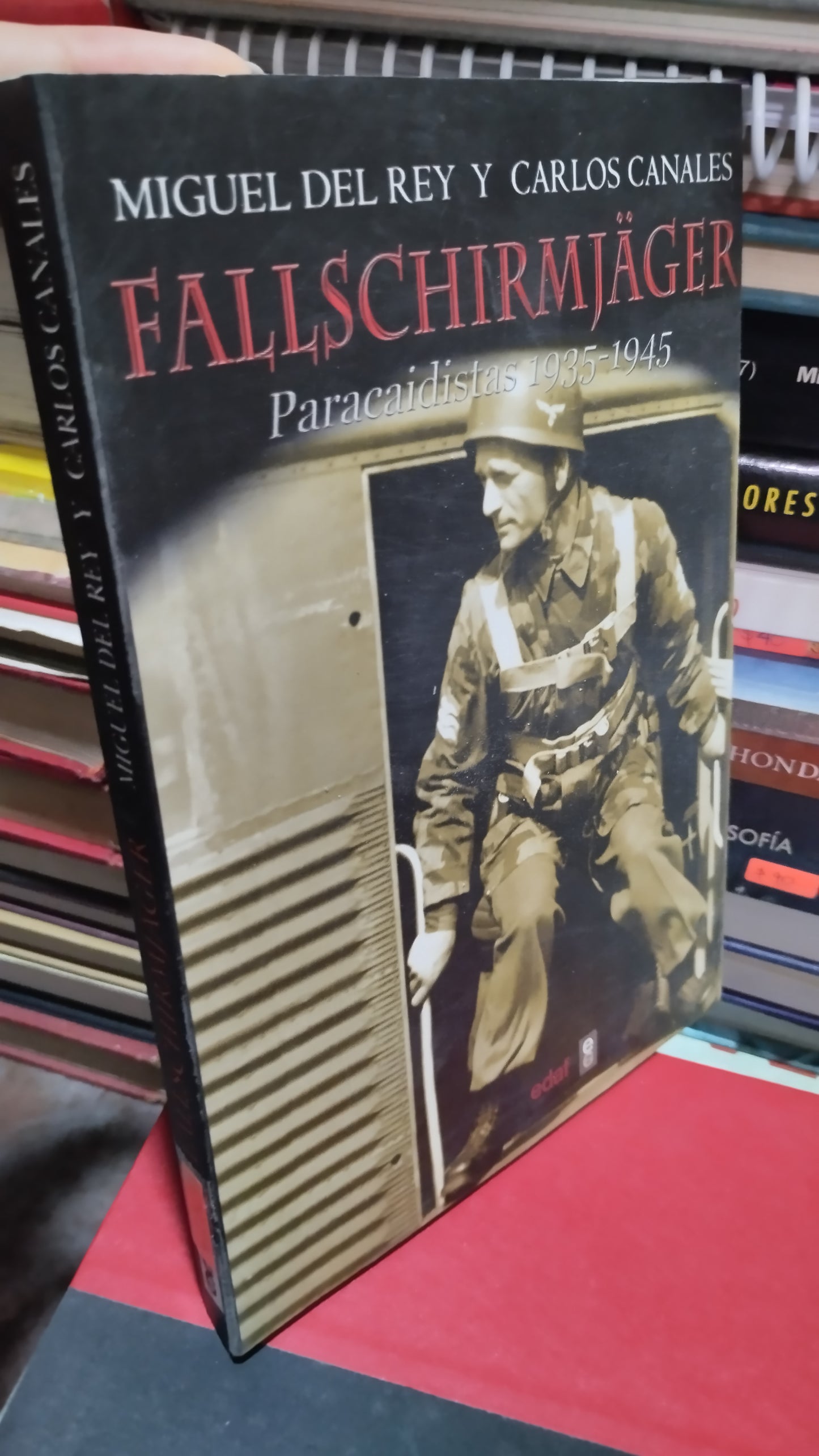 FALLSCHIRMJAGER POR MIGUEL DEL REY LIBRO USADO HISTORIA ALDAMA