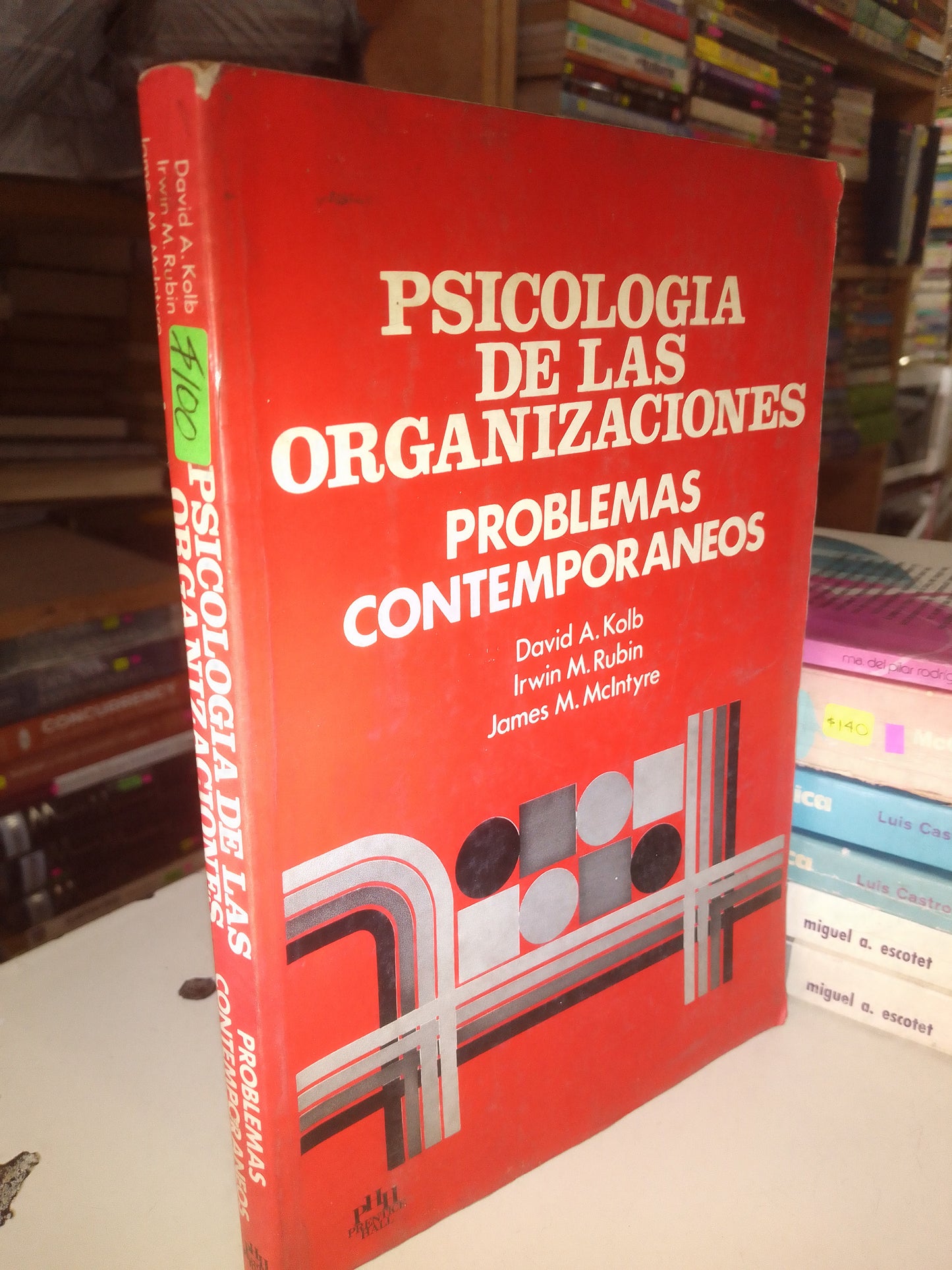 PSICOLOGIA DE LAS ORGANIZACIONES POR DAVID A KOLB USADO PSICOLOGÍA LITERARIO 207