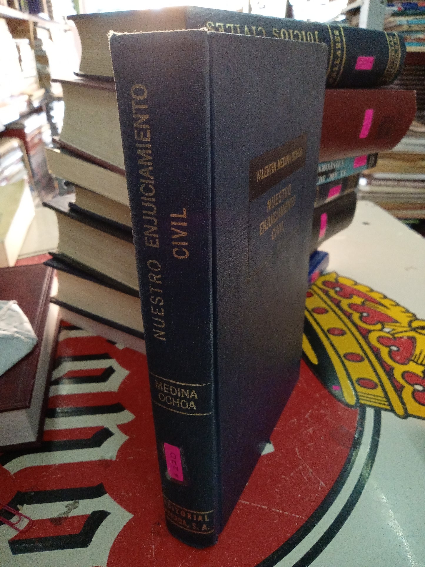 NUESTRO ENJUICIAMIENTO CIVIL POR VALENTIN MEDINA OCHOA USADO DERECHO LITERARIO 207