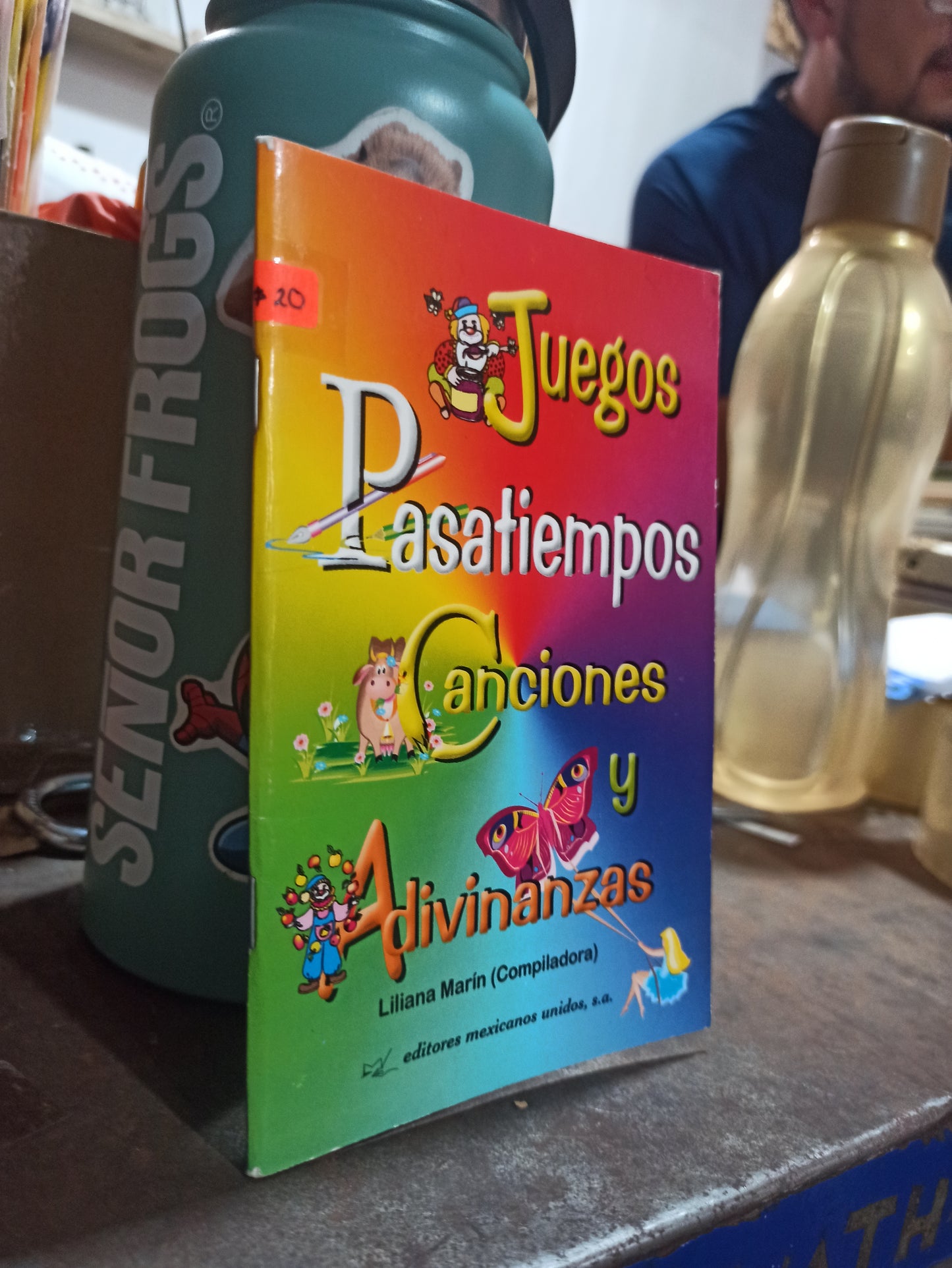 JUEGOS PASATIEMPOS CANCIONES Y ADIVINANZAS POR LILIANA MARIN USADO INFANTILES ALDAMA