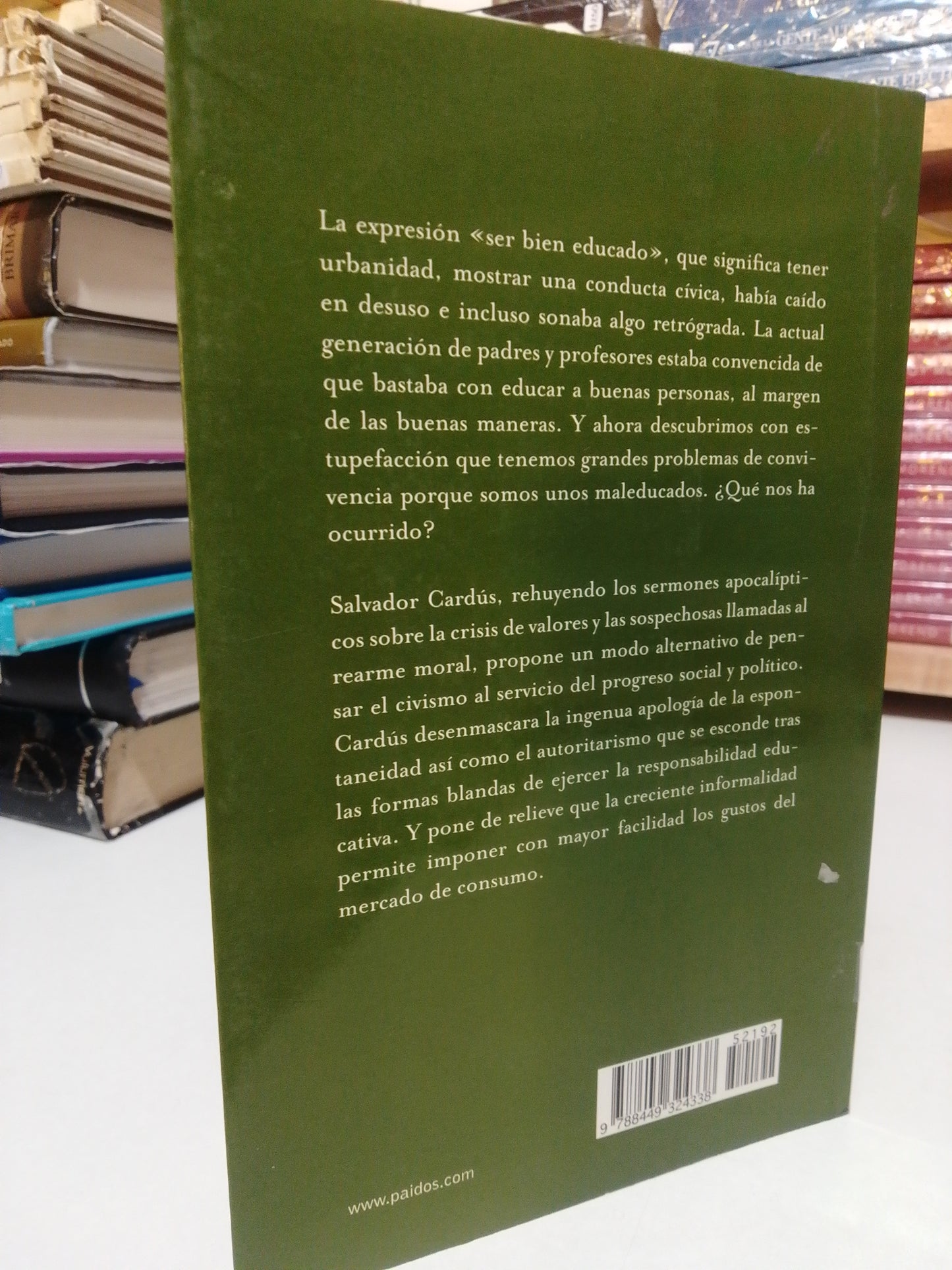 BIEN EDUCADOS POR SALVADOR CARDUS USADO SUP.PERSONAL JUAREZ