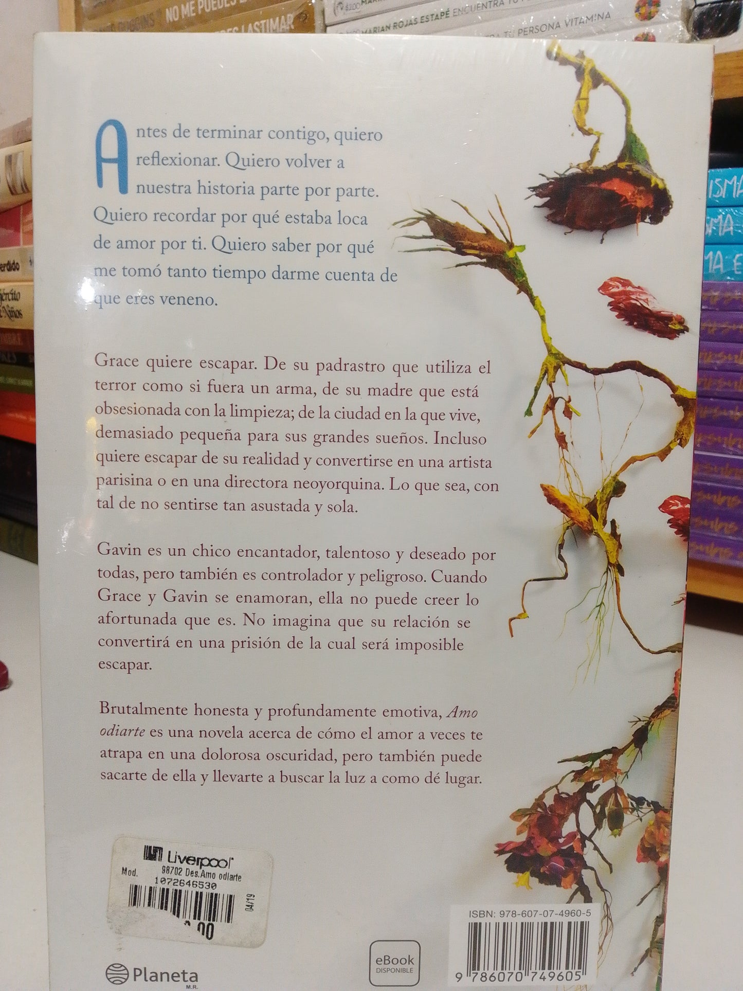 AMO ODIARTE POR HEATHER DEMETRIOS USADO NOVELA JUAREZ