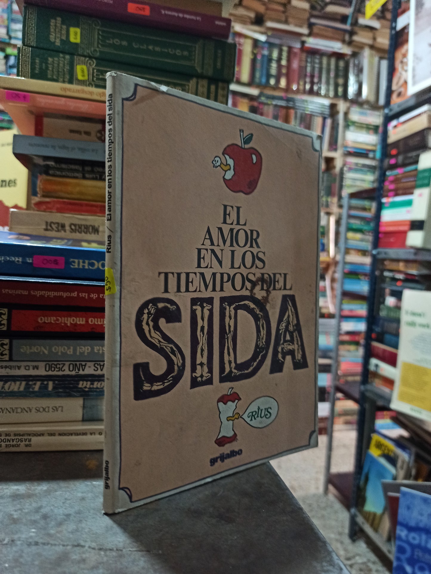 EL AMOR EN LOS TIEMPOS DEL SIDA POR EDUARDO DEL RIO USADO NOVELAS ALDAMA
