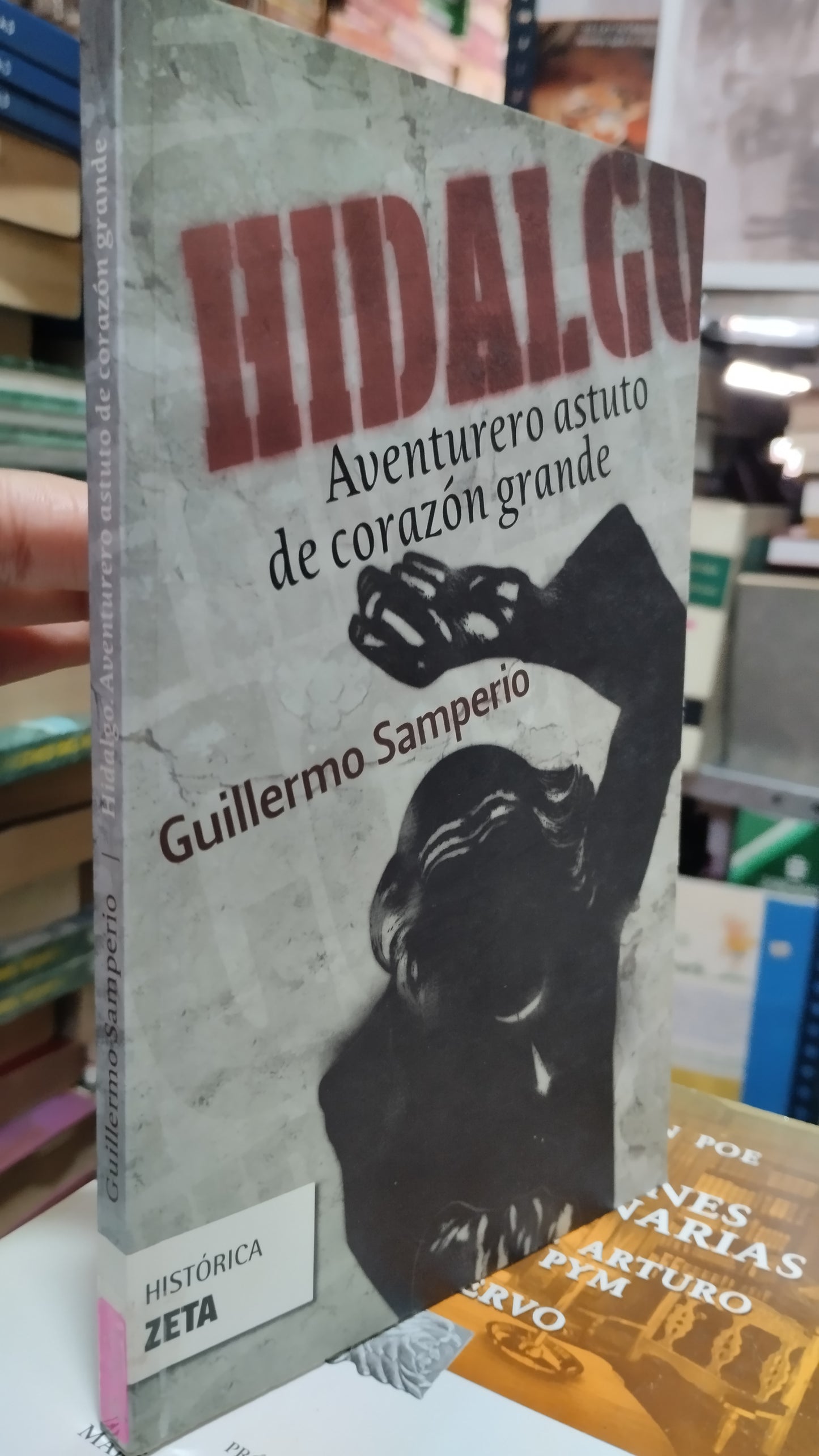 HIDALGO AVENTURERO ASTUTO DE CORAZON GRANDE POR GUILLERMO SAMPERIO LIBRO USADO NOVELAS ALDAMA