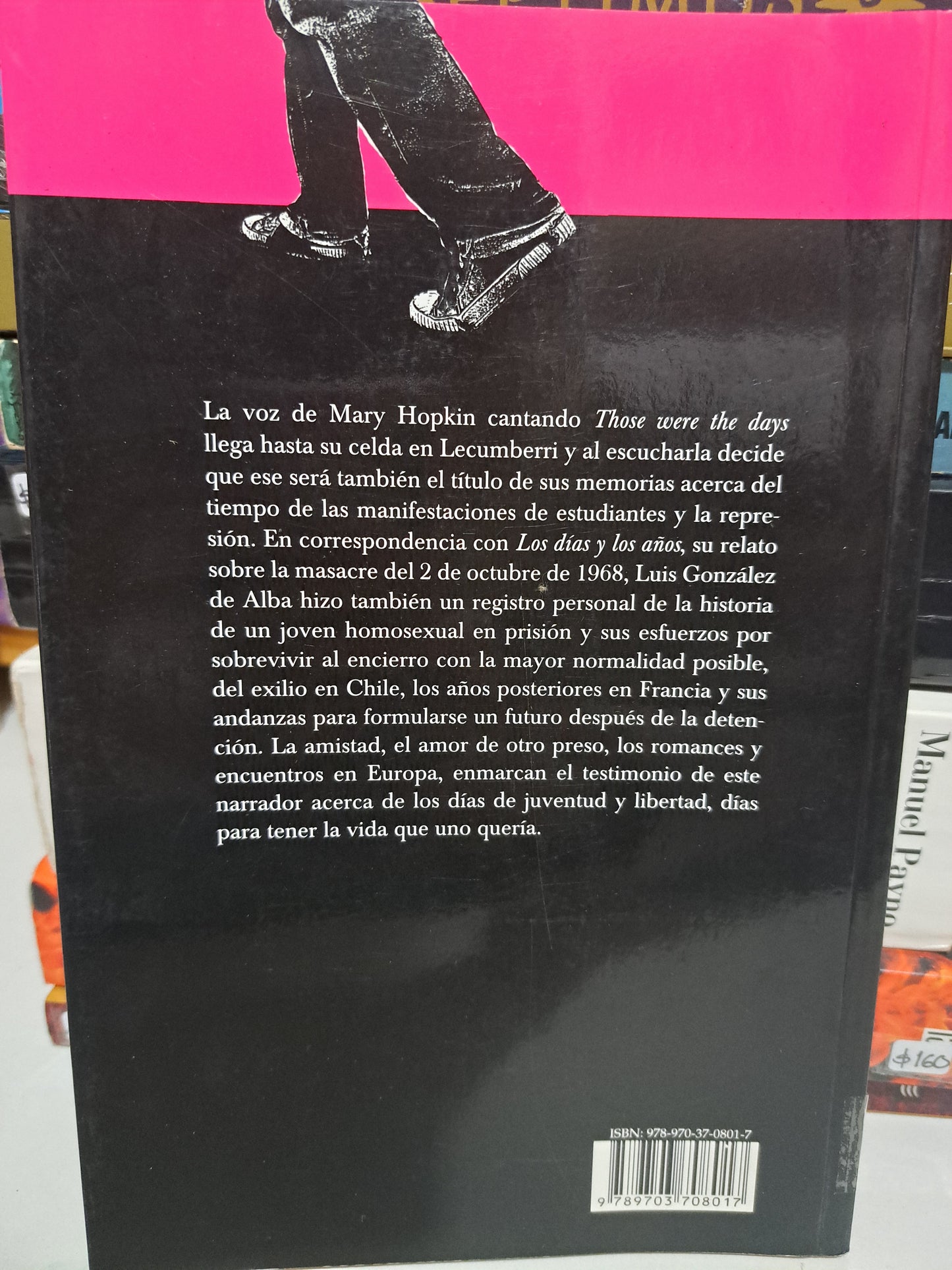 OTROS DÍAS OTROS AÑOS LUIS GONZÁLEZ DE ALBA USADO NOVELA JUÁREZ