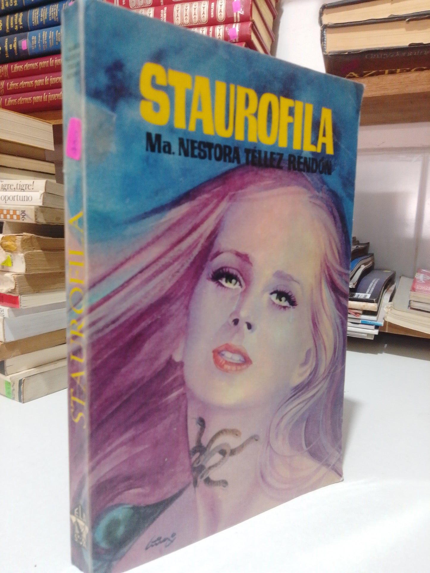 STAUROFILA POR MA.NESTORA TELLEZ RENDON USADO NOVELA JUAREZ
