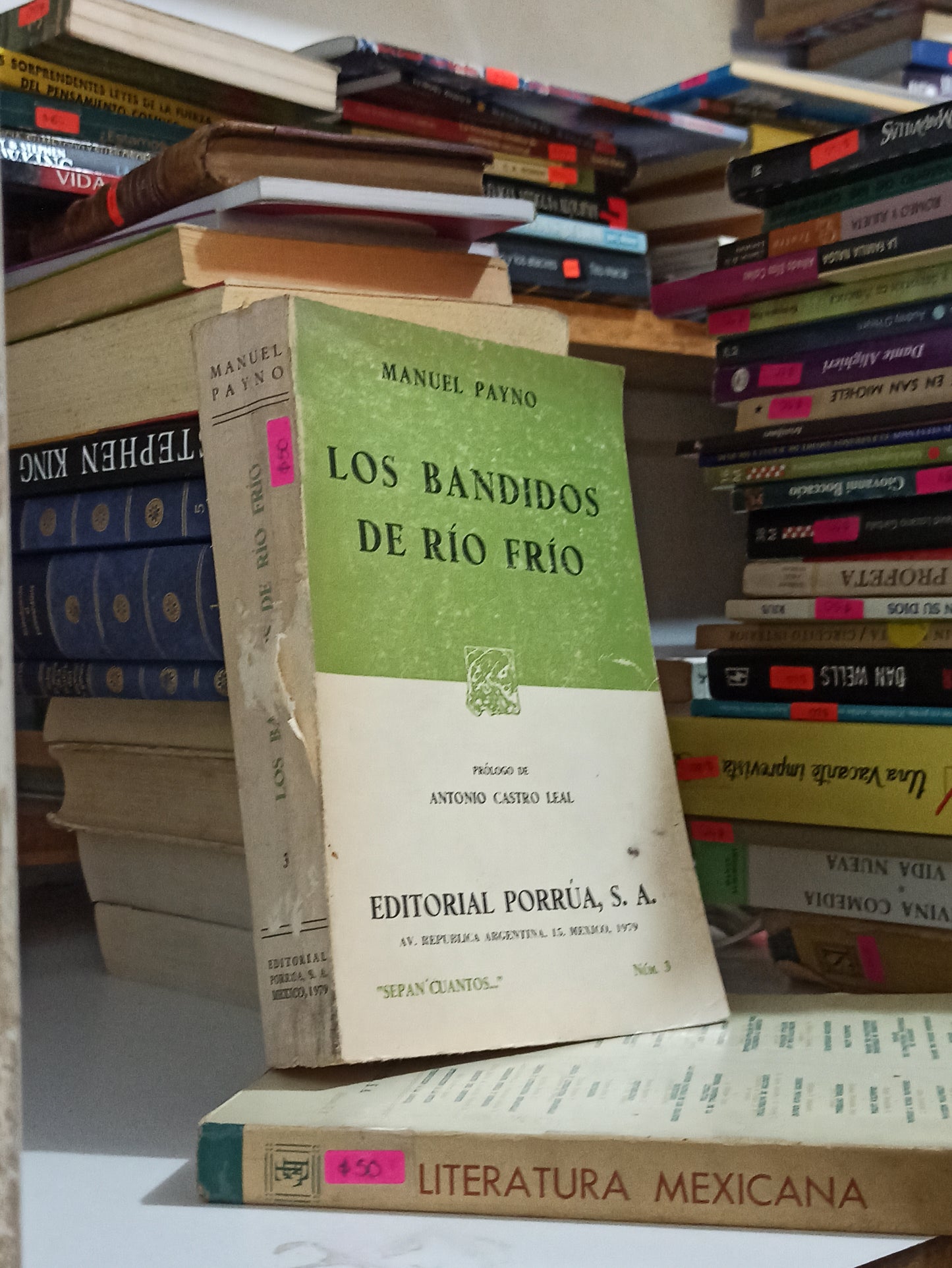 LOS BANDIDOS DE RIO FRIO POR MANUEL PAYNO USADO NOVELAS JUÁREZ