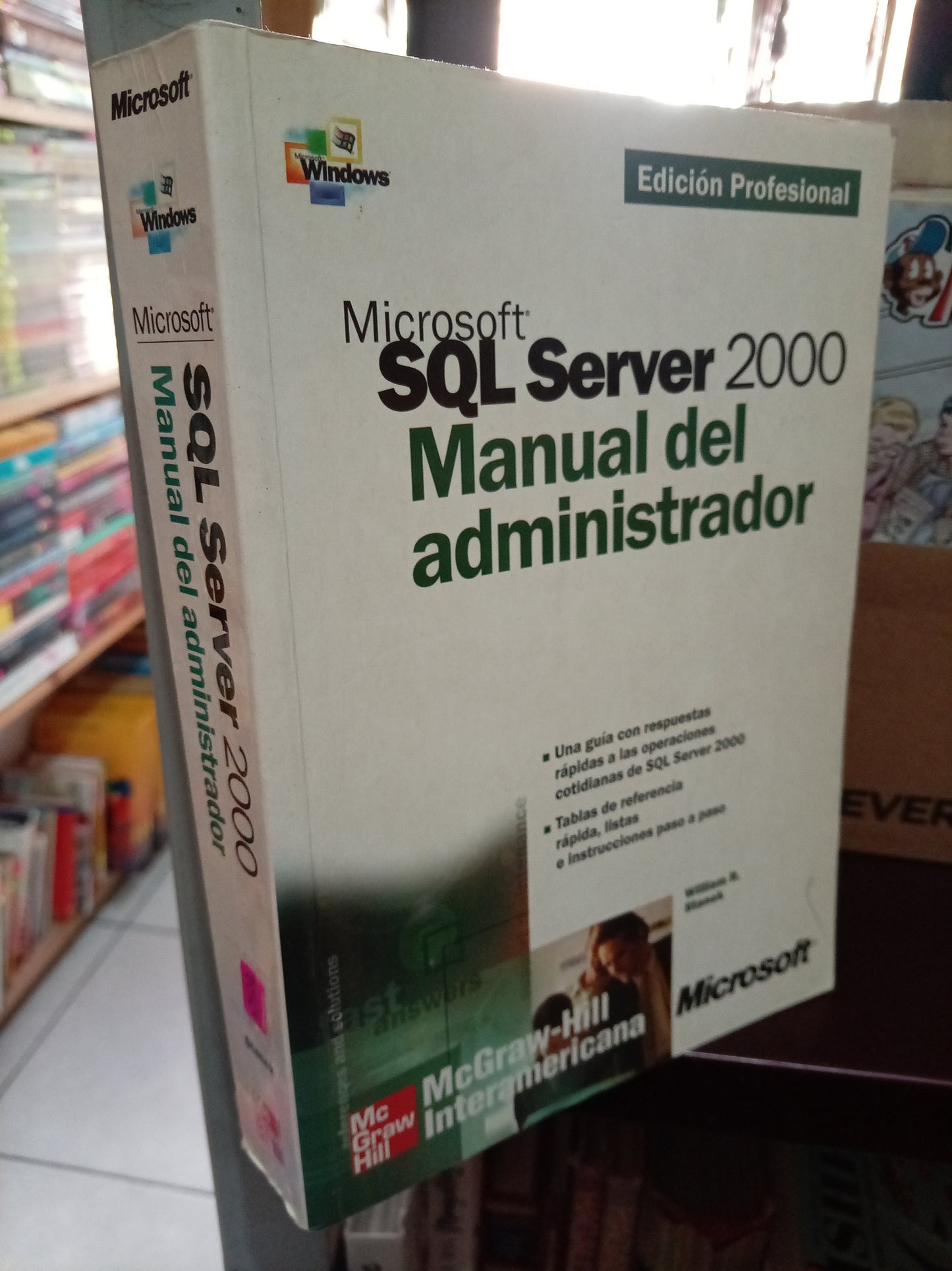 SQL SERVER 2000 MANUAL DEL ADMINISTRADOR MICROSOFT USADO COMPUTO LITERARIO 305