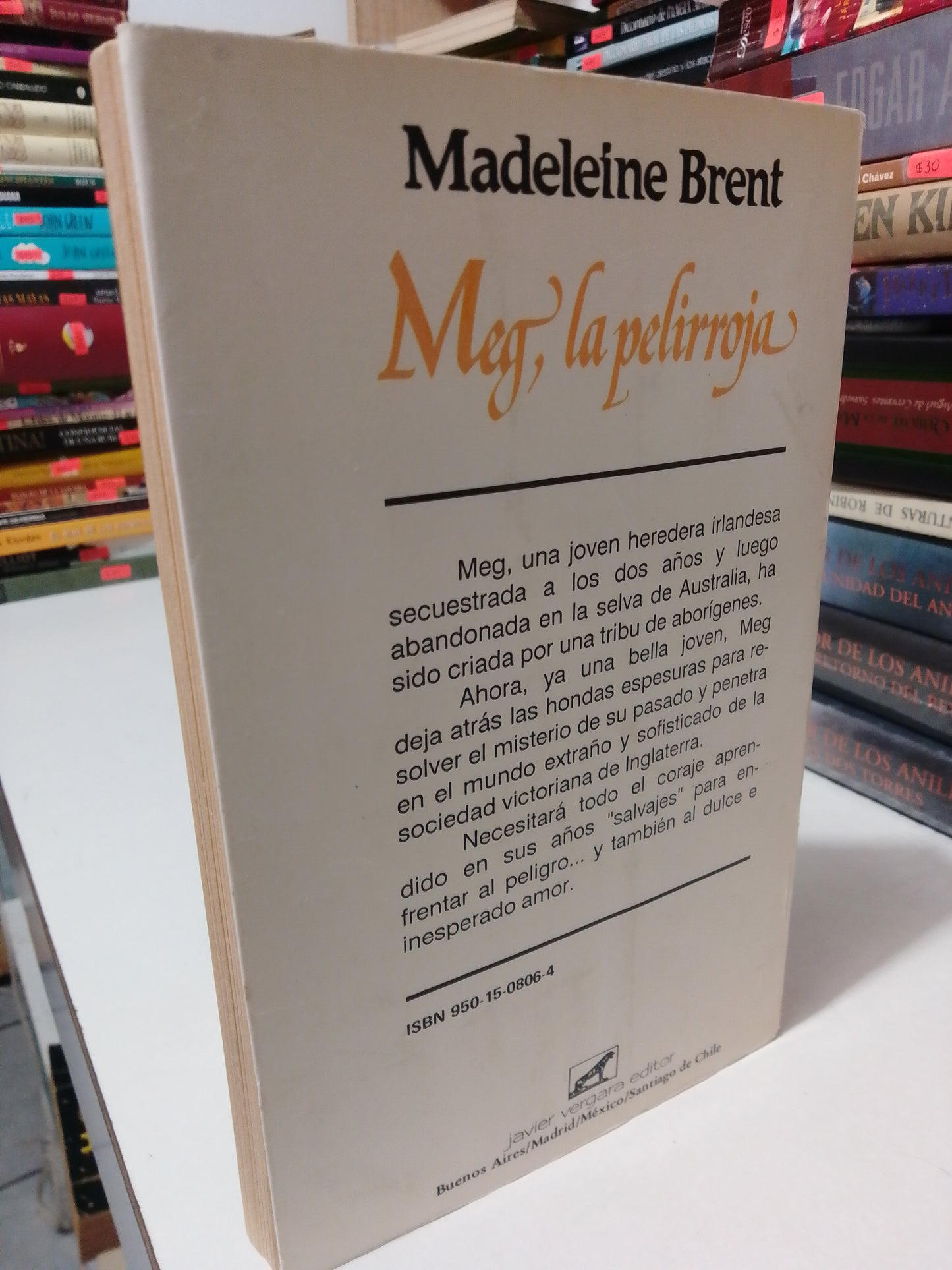 MEG LA PELIRROJA POR MADELEINE BRENT USADO NOVELA JUÁREZ