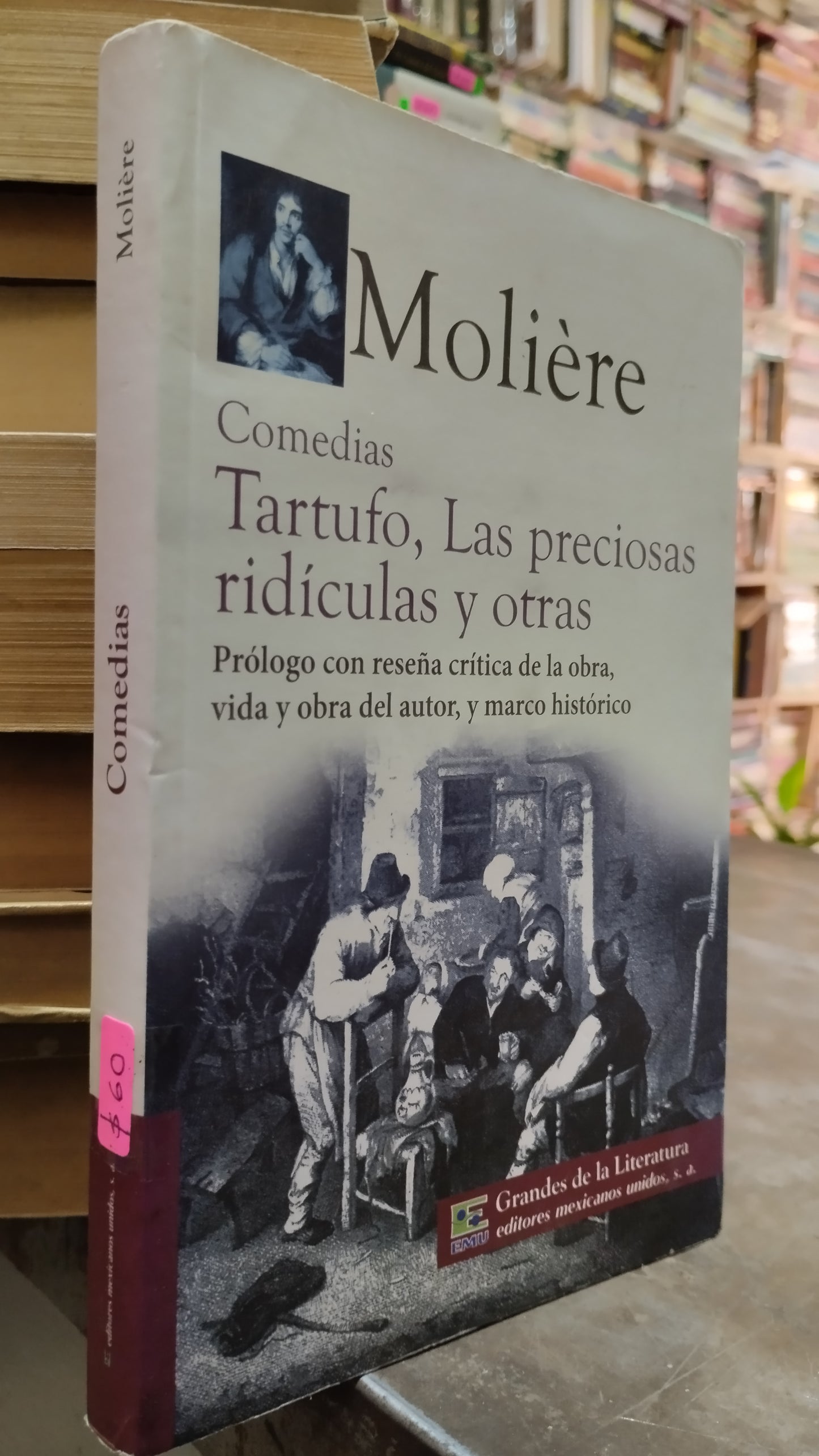 COMEDIAS POR MOLIERE LIBRO USADO NOVELAS ALDAMA
