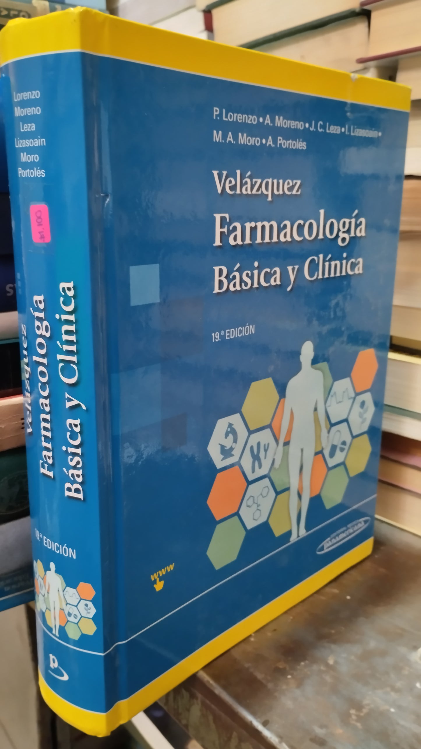 VELAZQUEZ FARMACOLOGIA BASICA Y CLINICA POR P LORENZO LIBRO USADO SALUD ALDAMA