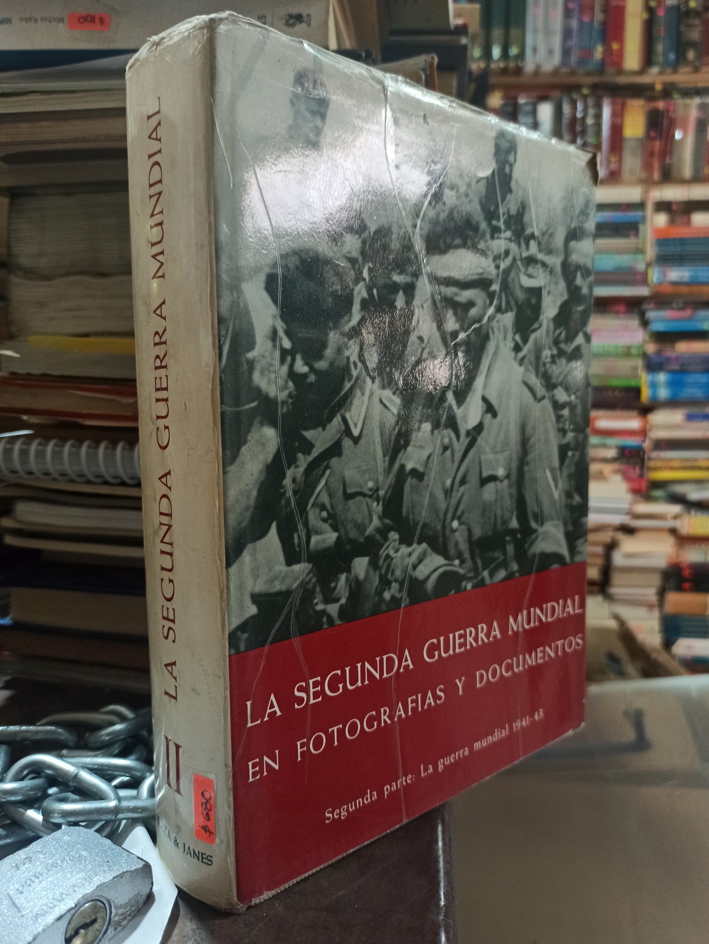 LA SEGUNDA GUERRA MUNDIAL EN FOTOGRAFIAS Y DOCUMENTOS POR HANS ADOLF JACOBSEN USADOS 2DA GUERRA ALDAMA