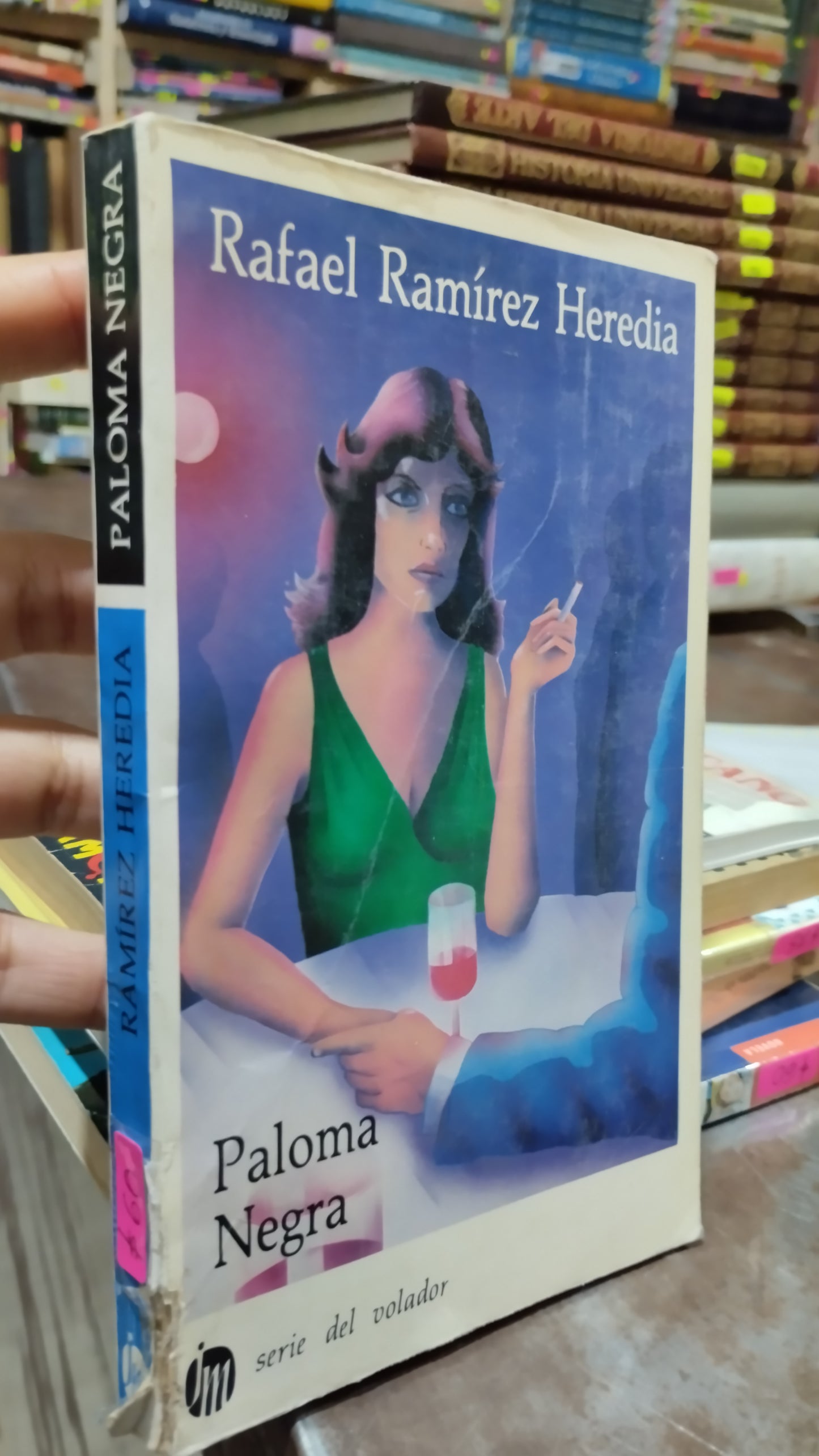 PALOMA NEGRA POR RAFAEL RAMIREZ HEREDIA LIBRO USADO NOVELAS ALDAMA
