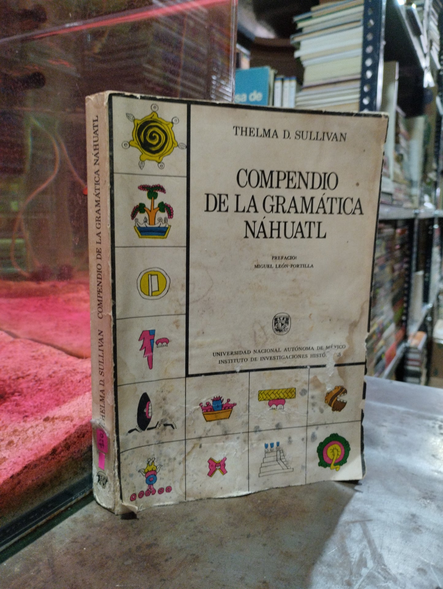 COMPENDIO DE LA GRAMATICA NAHUATL POR THELMA D. SULLIVAN USADO EDUCACIÓN ALDAMA