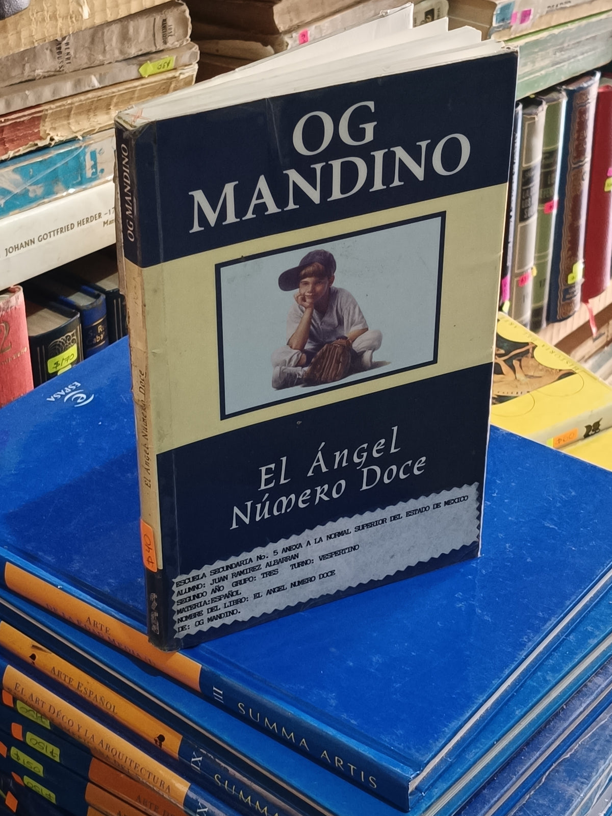 EL ANGEL NUMERO DOCE OG MANDINO USADO PSICOLOGIA LITERARIO 305