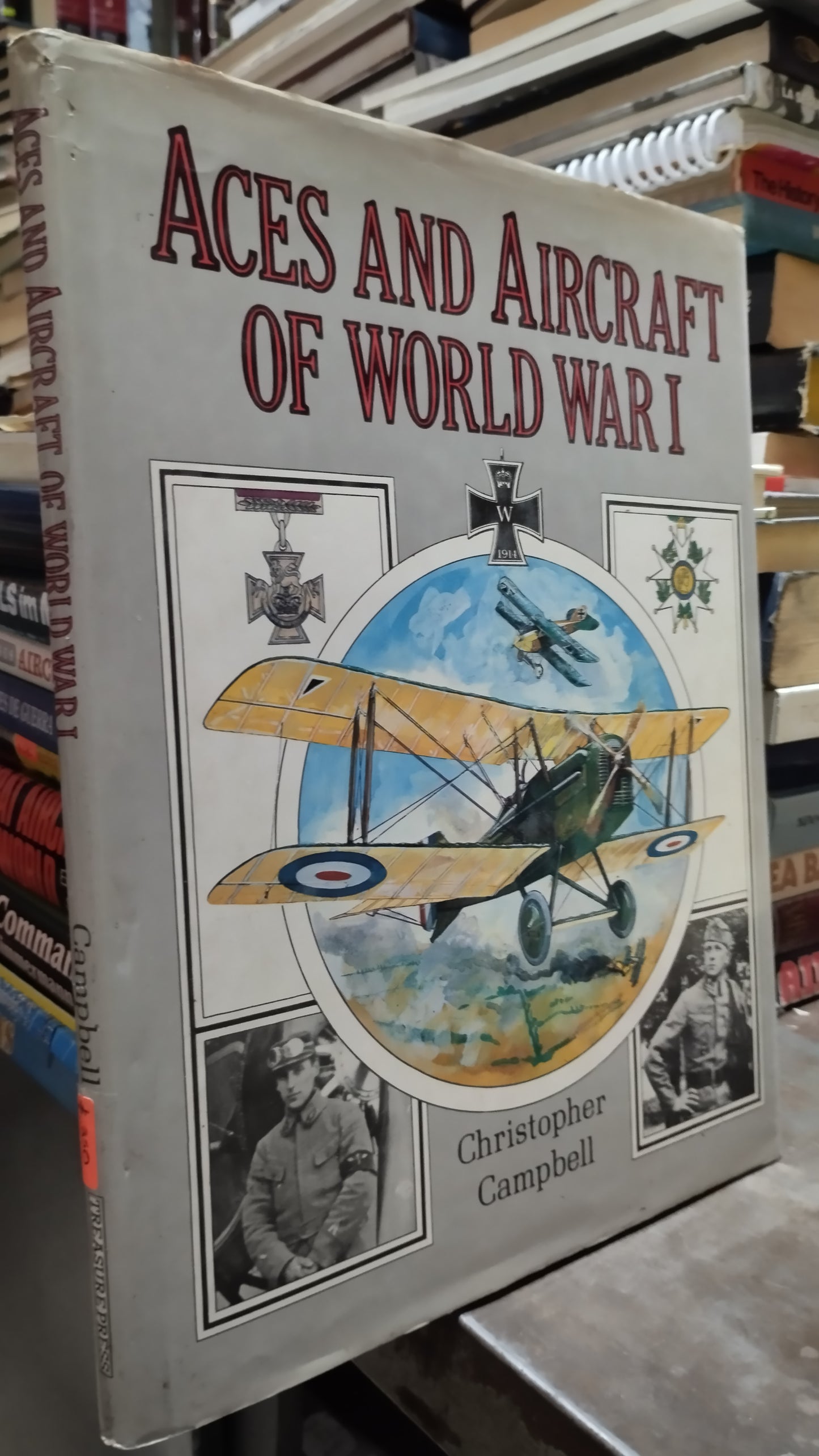 ACES AND AIRCRAFT OF WORLD WAR I POR CHRISTOPHER CAMPBELL LIBRO USADO HISTORIA ALDAMA