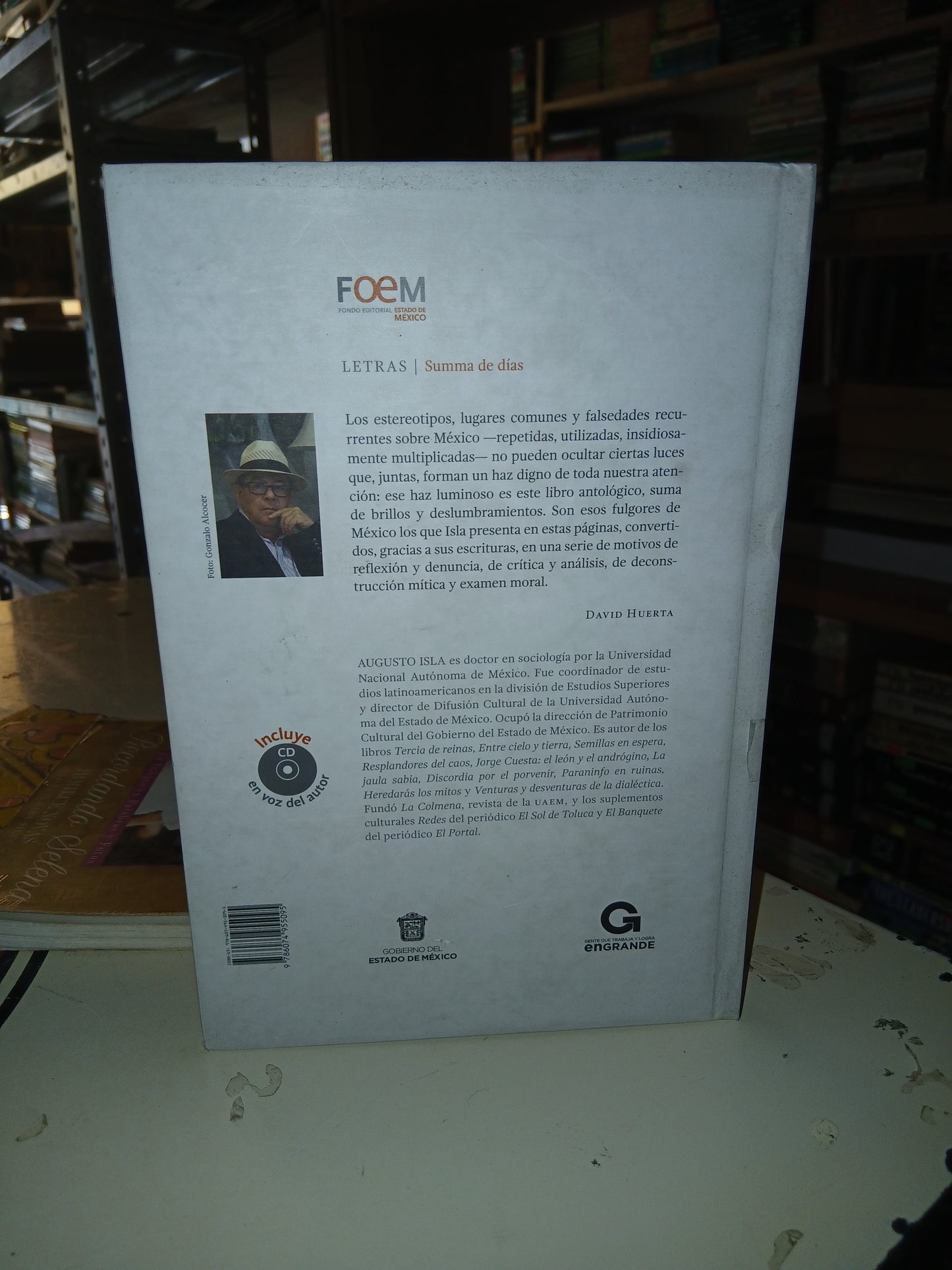 FULGORES DE MÉXICO ANTOLOGÍA PERSONAL POR AUGUSTO ISLA USADO NOVELA LITERARIO 207