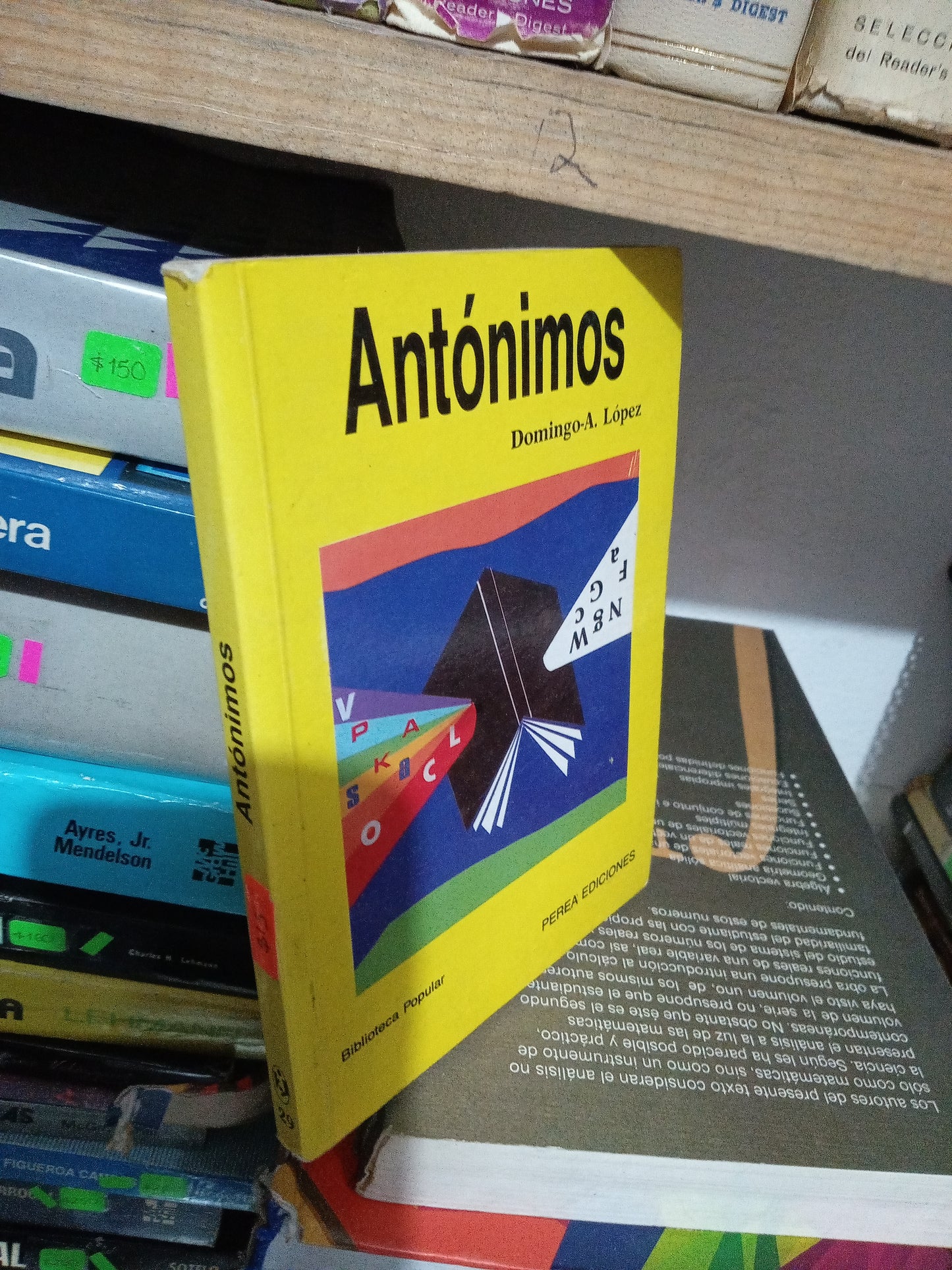 ANTONIMOS POR DOMINGO A LOPEZ USADO EDUCACION JUAREZ
