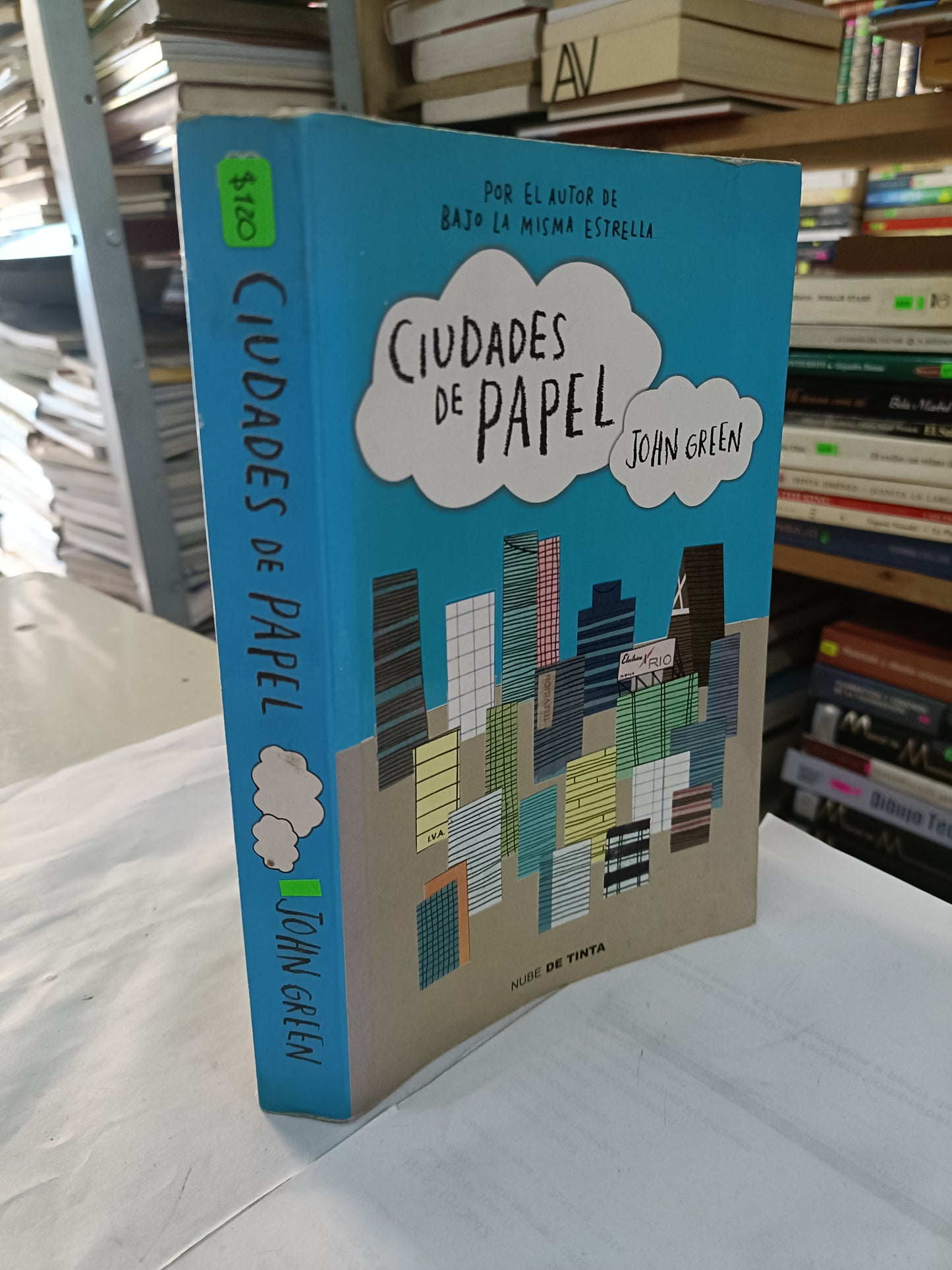 CIUDADES DE PAPEL POR JOHN GREEN USADO NOVELA LITERARIO 207
