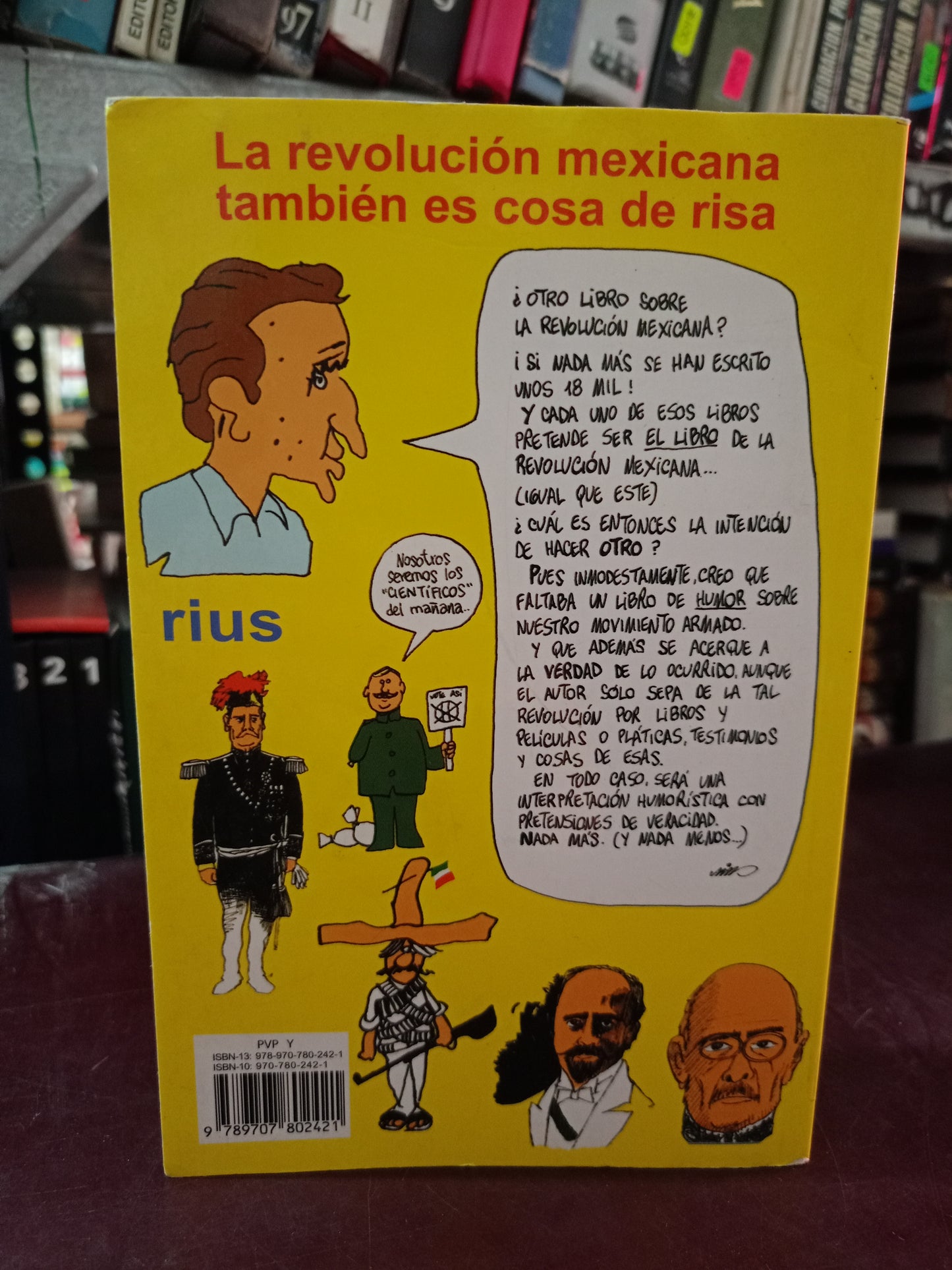 LA REVOLUCIONCITA MEXICANA POR RIUS USADO NOVELA LITERARIO 305