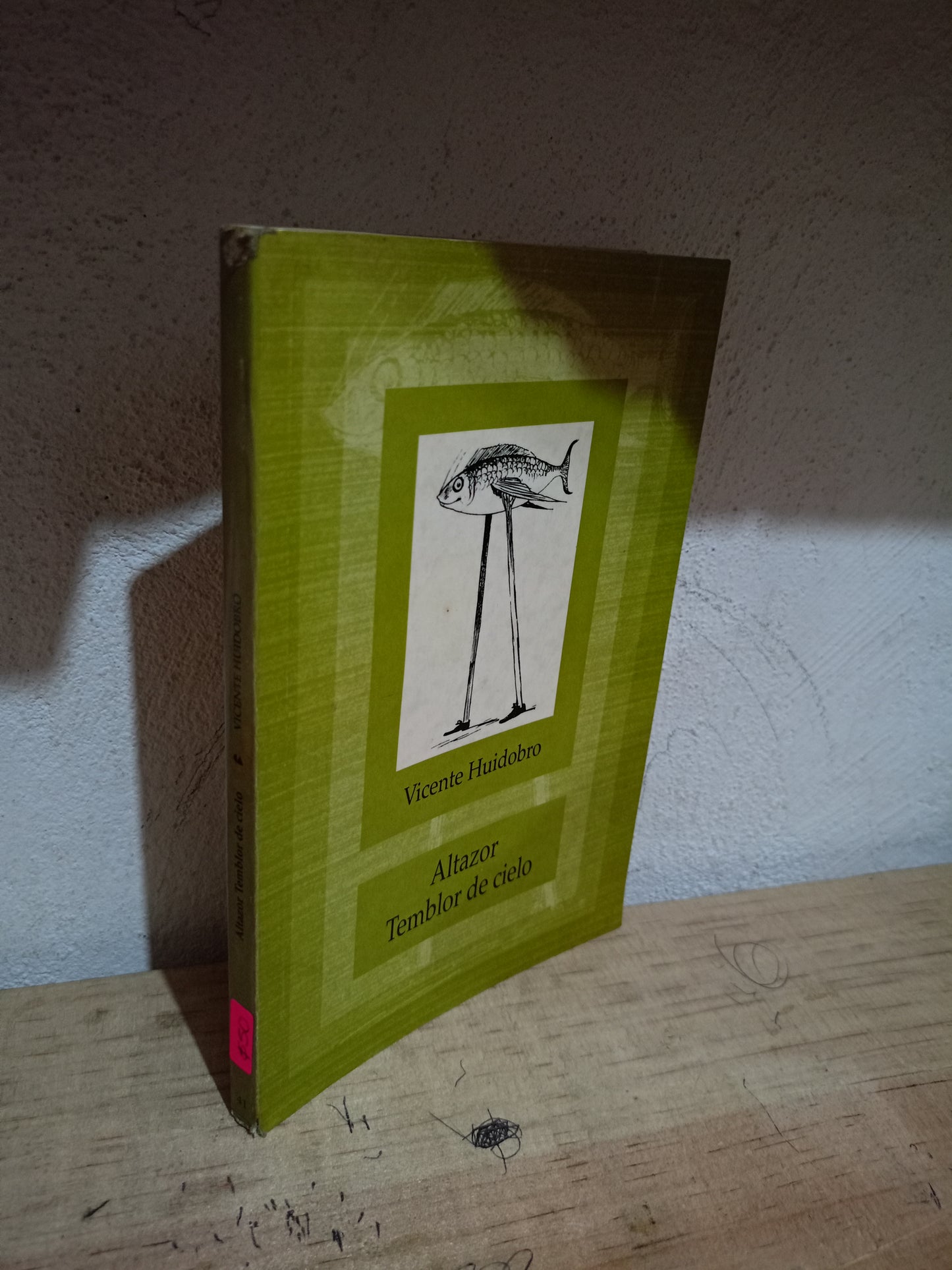 ALTAZOR TEMBLOR DEL CIELO POR VICENTE HUIDOBRO USADO NOVELA LITERARIO 305