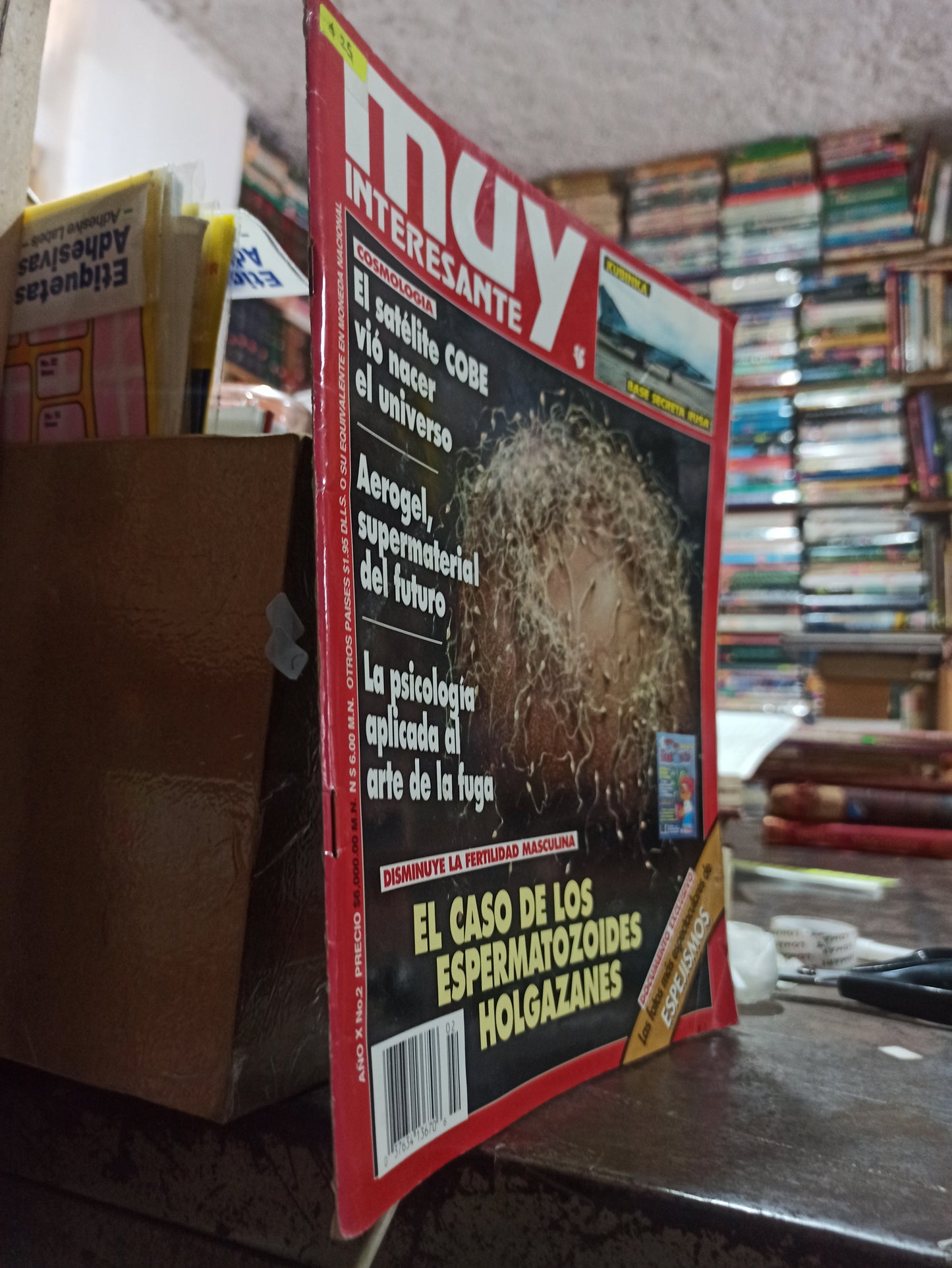 REVISTA MUY INTERESANTE EL CASO DE LOS ESPERMATOZOIDES HOLGAZANES USADO INFANTILES ALDAMA