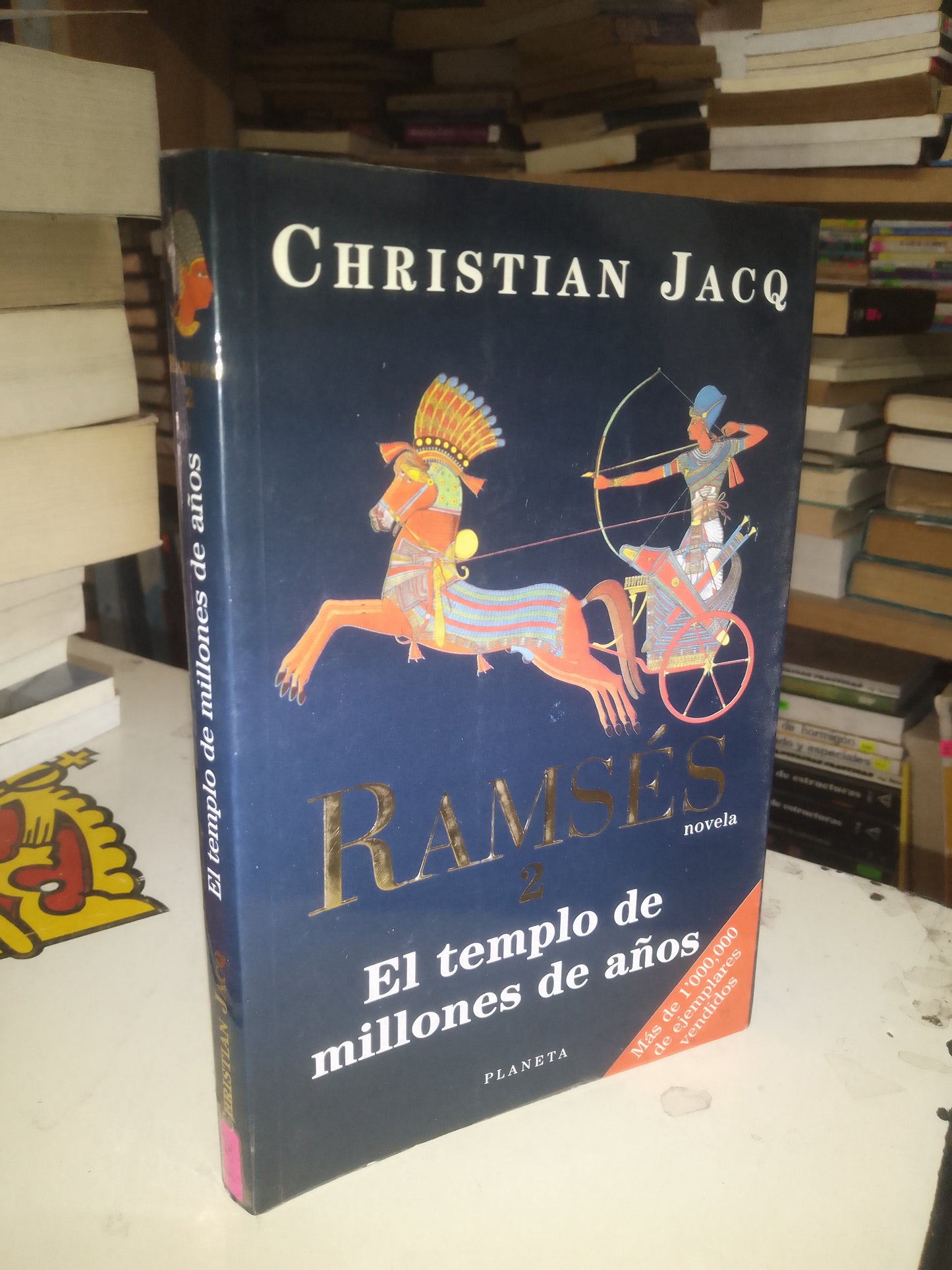 RAMSÉS 2: EL TEMPLO DE MILLONES DE AÑOS POR CHRISTIAN JACQ USADO NOVELA LITERARIO 207