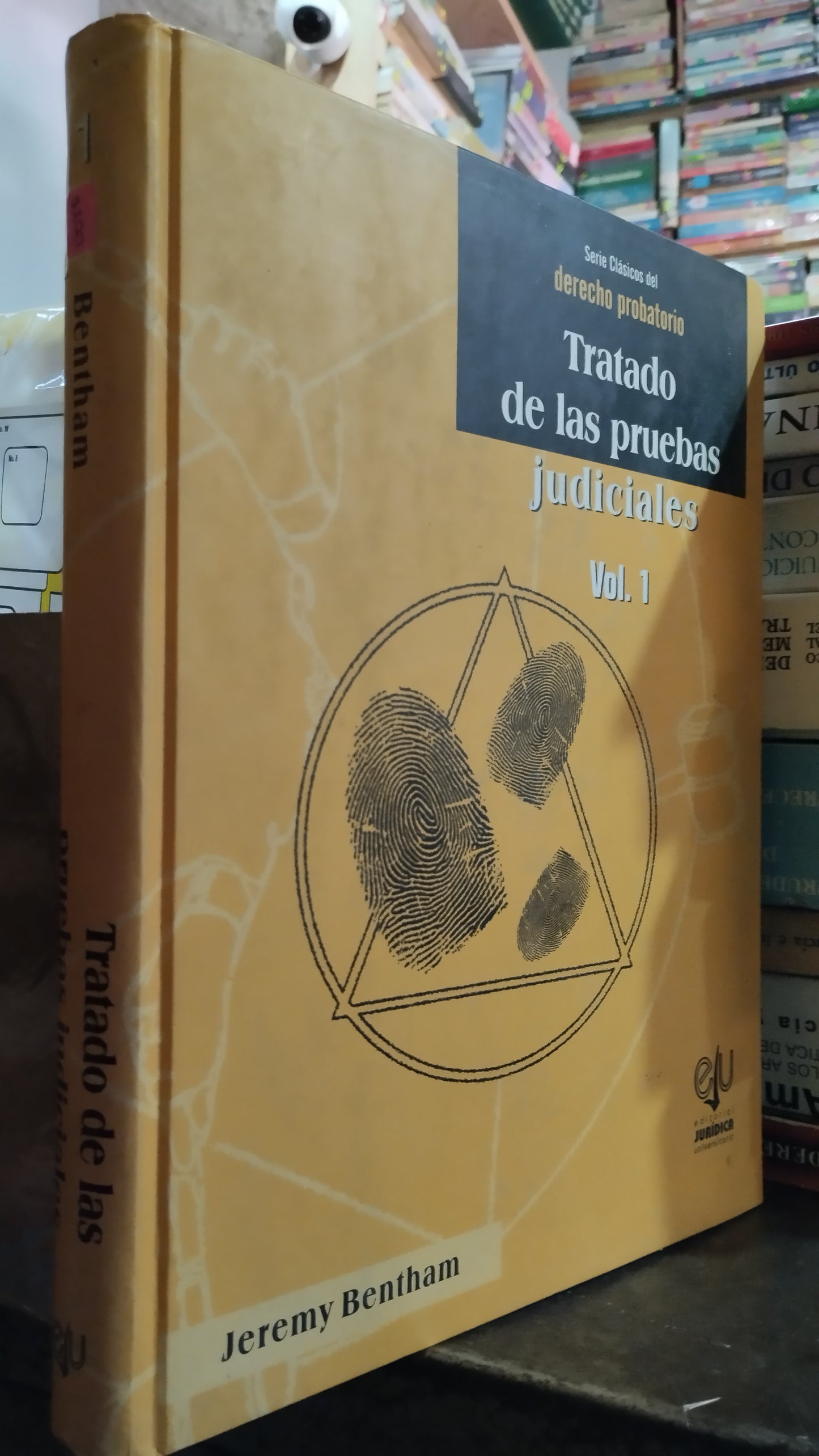 TRATADO DE LAS PRUEBAS JUDICIALES VOLUMEN 1 POR JEREMY BENTHAM LIBRO USADO DERECHO ALDAMA