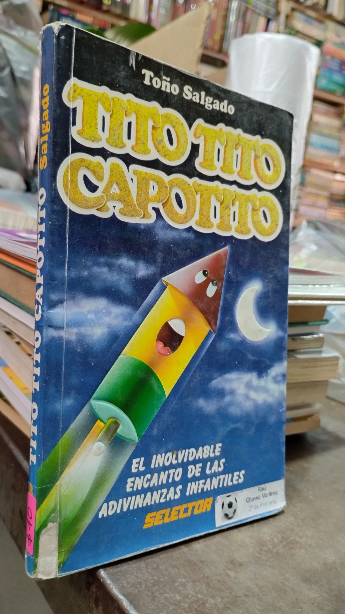 TITO TITO CAPOTITO POR TOÑO SALGADO LIBRO USADO INFANTIL ALDAMA