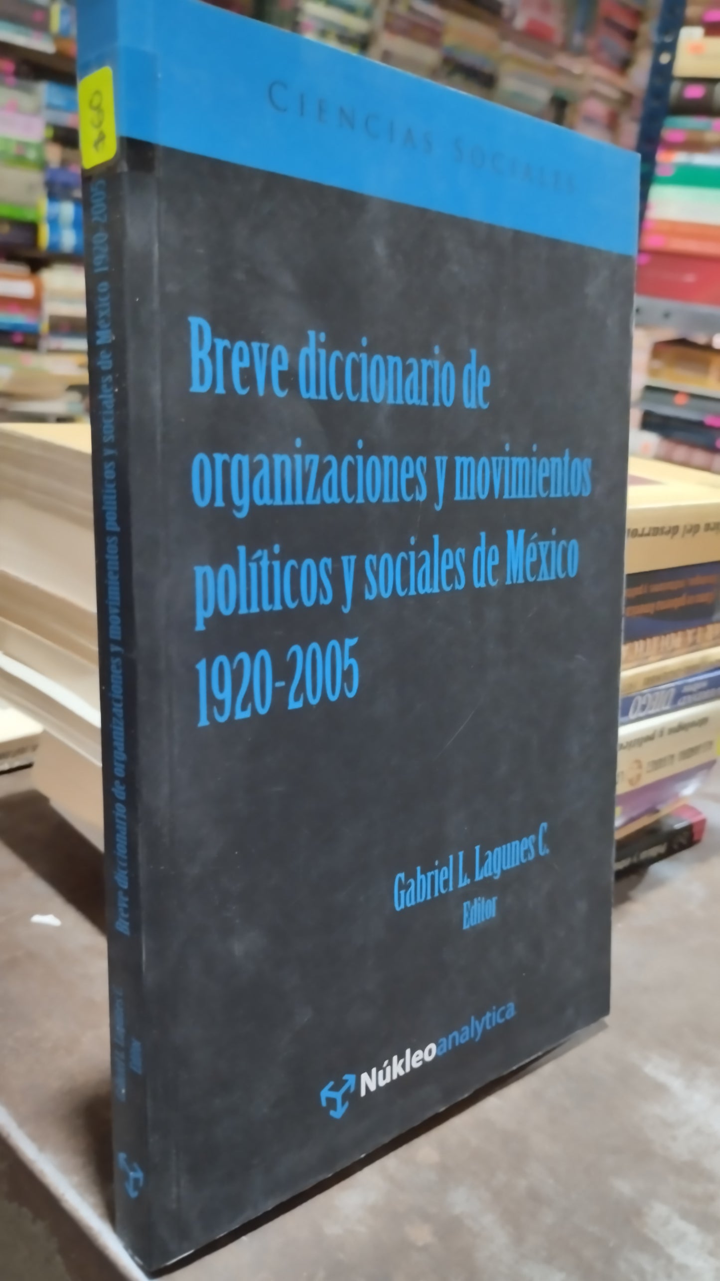BREVE DICCIONARIO DE ORGANIZACIONES Y MOVIMIENTOS POLITICOS Y SOCIALES DE MEXICO POR GABRIEL L LAGUNES LIBRO USADO POLITICA ALDAMA