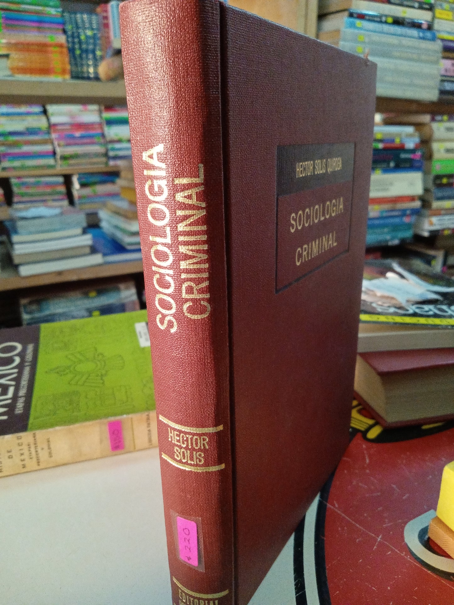 SOCIOLOGIA CRIMINAL POR HECTOR SOLIS QUIROGA USADO SOCIOLOGIA LITERARIO 207