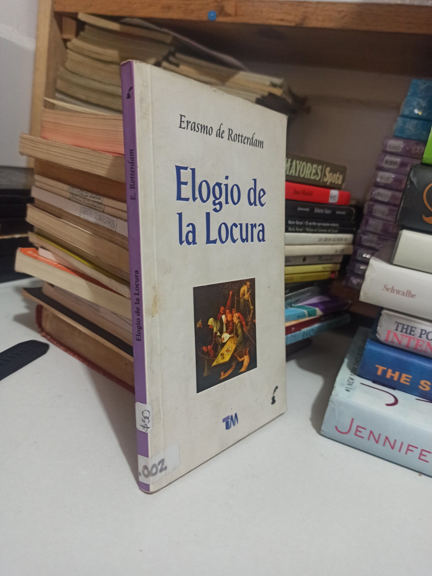 ELOGIO DE LA LOCURA POR ERASMO DE ROTTERDAM USADO NOVELAS JUÁREZ