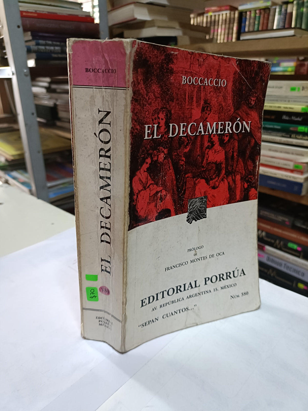 EL DECAMERON POR BOCCACCIO USADO NOVELA LITERARIO 207