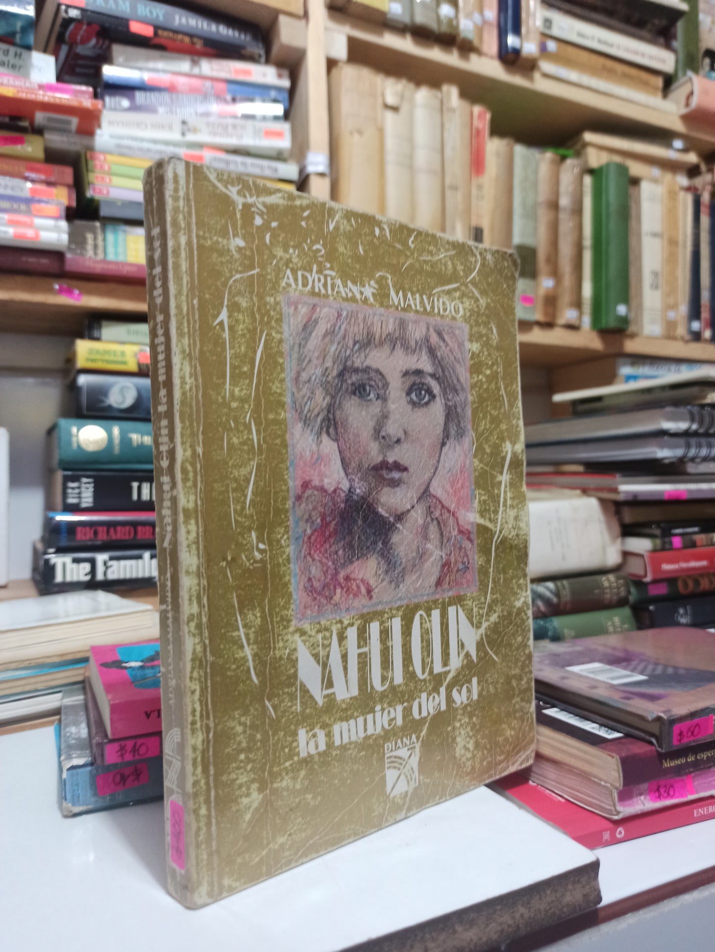 NAHUI OLIN LA MUJER DEL SOL POR ADRIANA MALVIDO USADO ARTES JUÁREZ