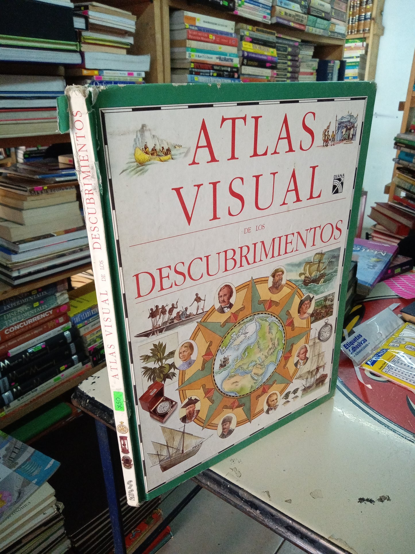 ATLAS VISUAL DE LOS DESCUBRIMIENTOS USADO INFANTIL LITERARIO 207
