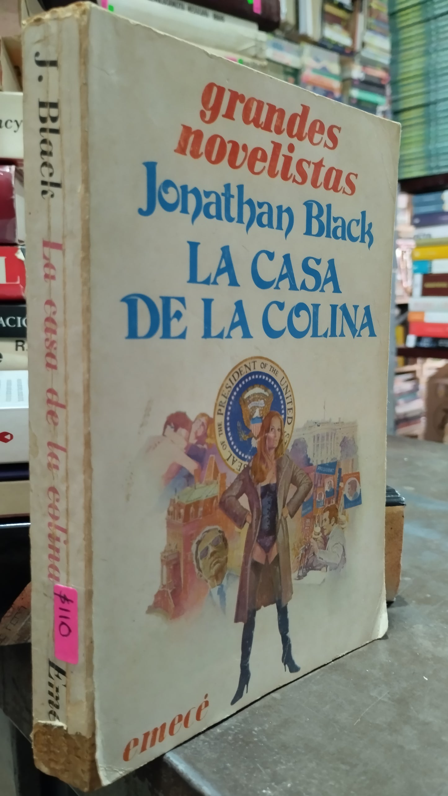 LA CASA DE LA COLINA POR JONATHAN BLACK LIBRO USADO NOVELAS ALDAMA