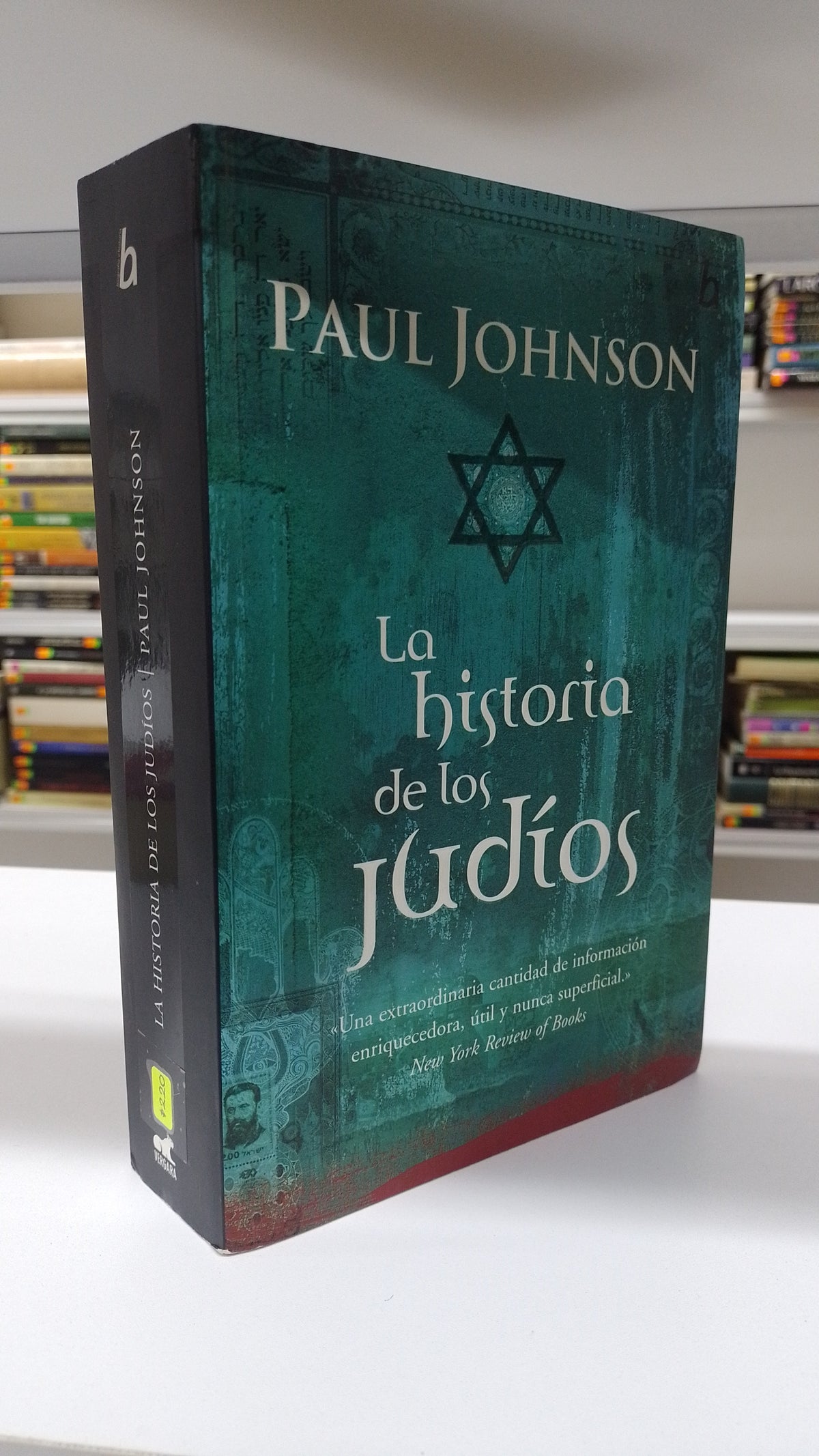 LA HISTORIA DE LOS JUDIOS POR PAUL JAHNSON USADO NOVELA JUAREZ 515