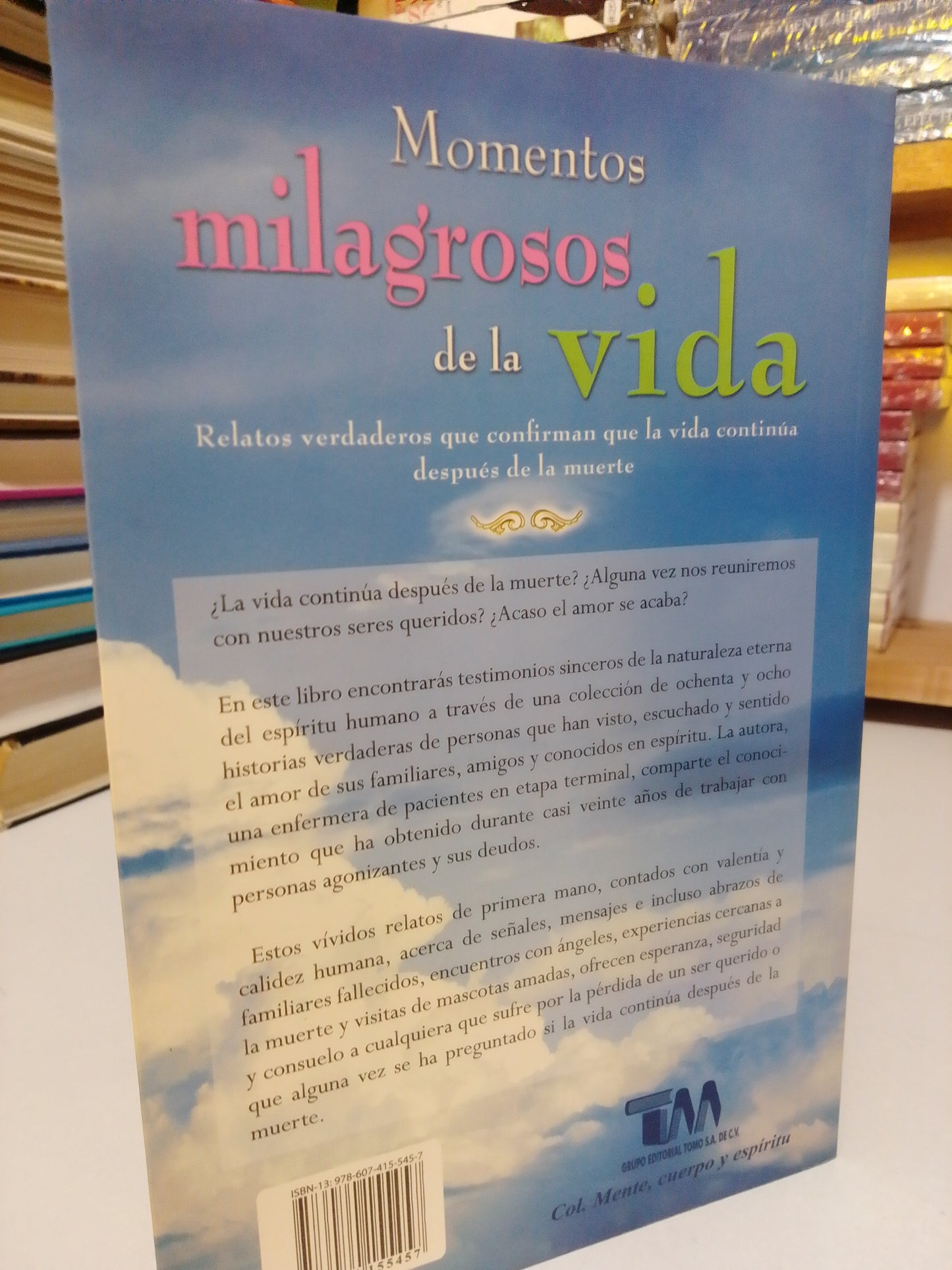 MOMENTOS MILAGROSOS DE LA VIDA POR ELISA ALCHOKHACHY USADO SUP.PERSONAL JUÁREZ