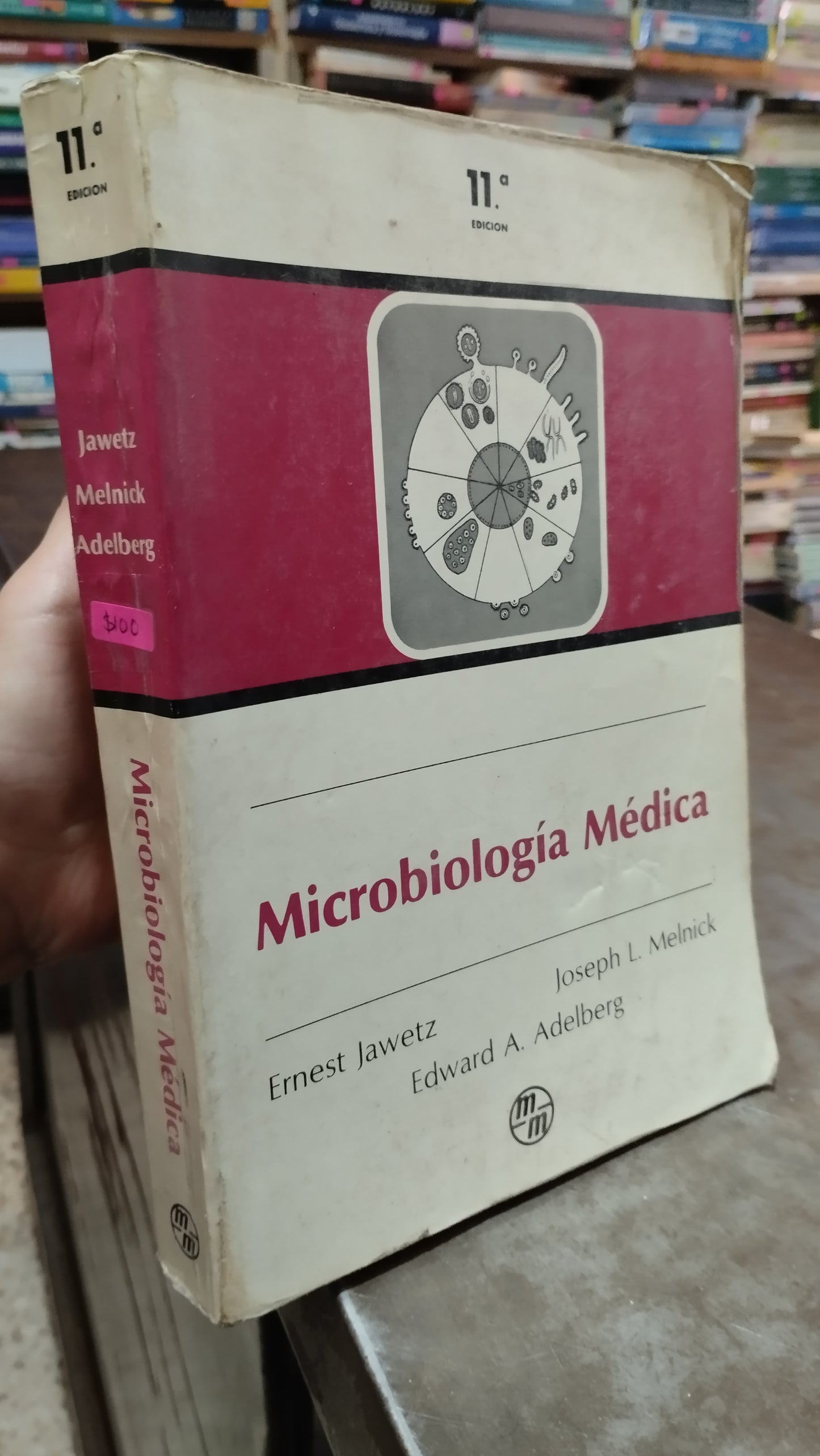 MICROBIOLOGIA MEDICA POR ERNEST JAWETZ LIBRO USADO SALUD ALDAMA