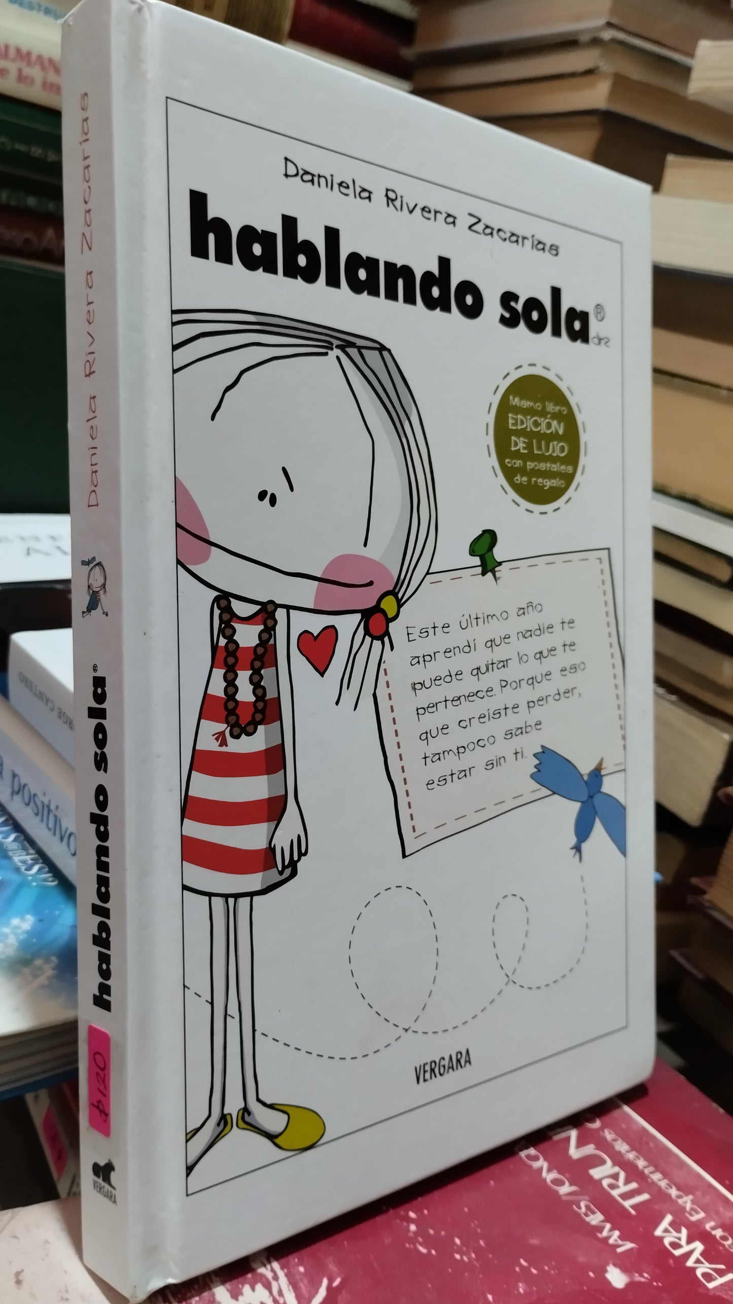 HABLANDO SOLA POR DANIELA RIVERA ZACARIAS LIBRO USADO SUPERACION PERSONAL ALDAMA