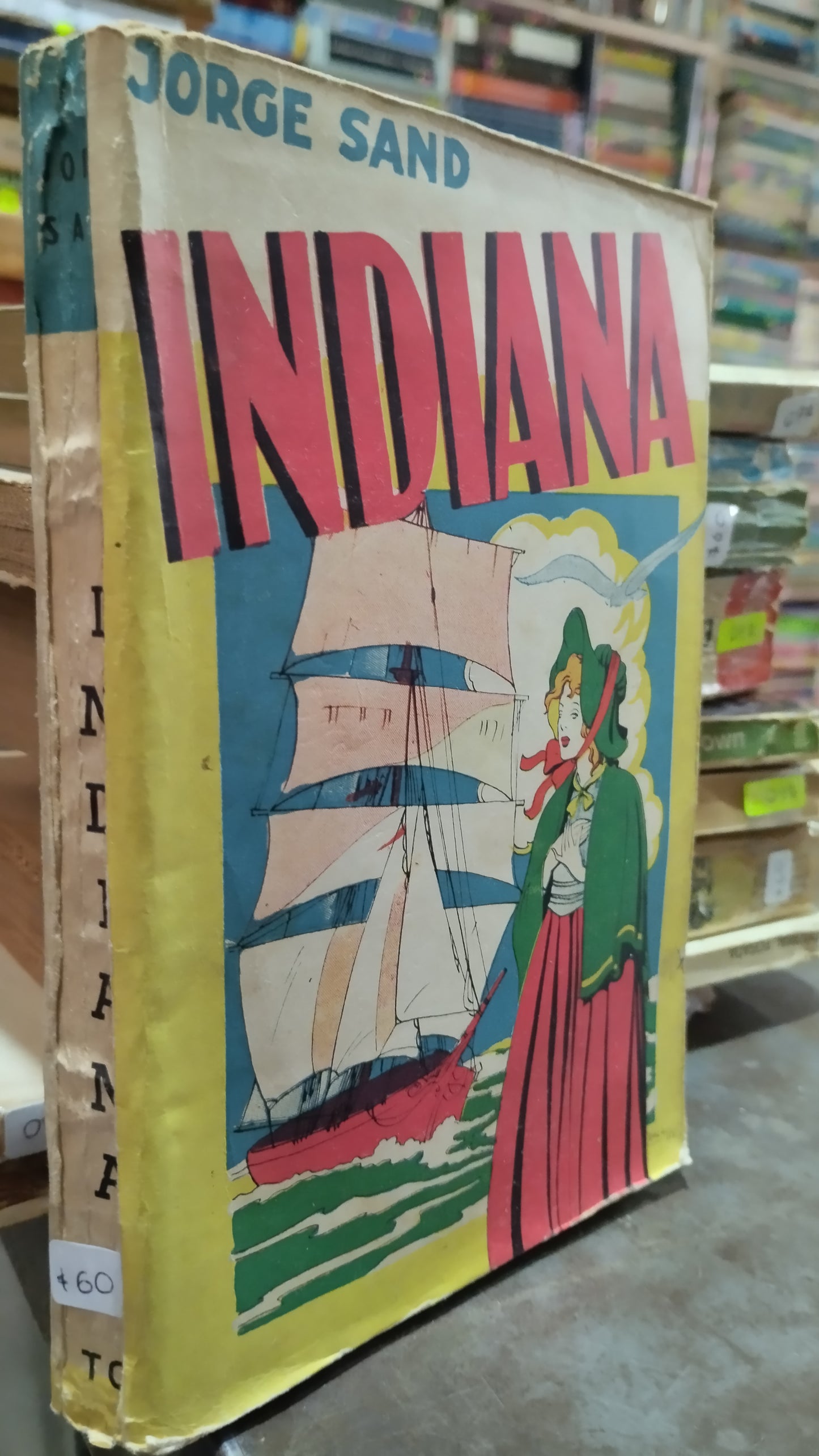 INDIANA POR JORGE SAND LIBRO USADO NOVELAS ALDAMA