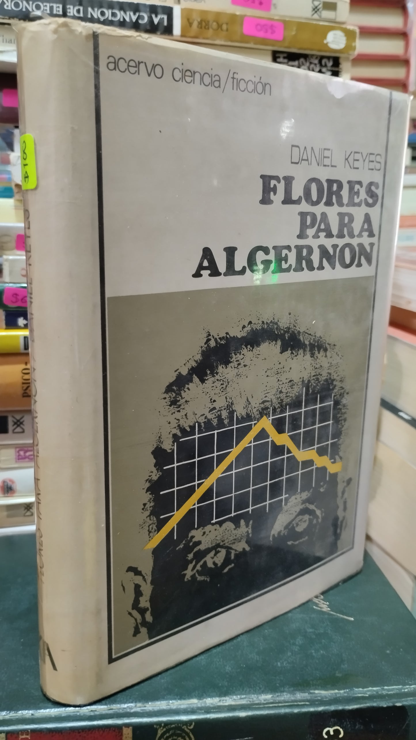 FLORES PARA ALGERNON POR DANIEL KEYES LIBRO USADO NOVELAS ALDAMA