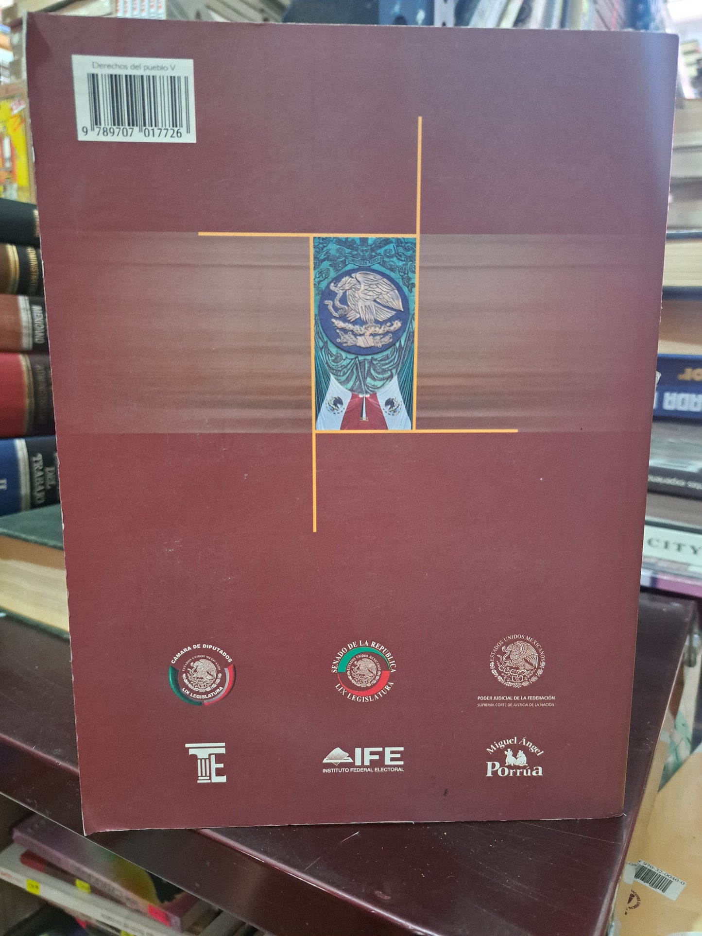 DERECHOS DEL PUEBLO MEXICANO TOMO V DEBATE LEGISLATIVO REFORMAS CONSTITUCIONALES DURANTE LAS LEGISLATURAS XLII A XLVIII USADO DERECHO LITERARIO 305