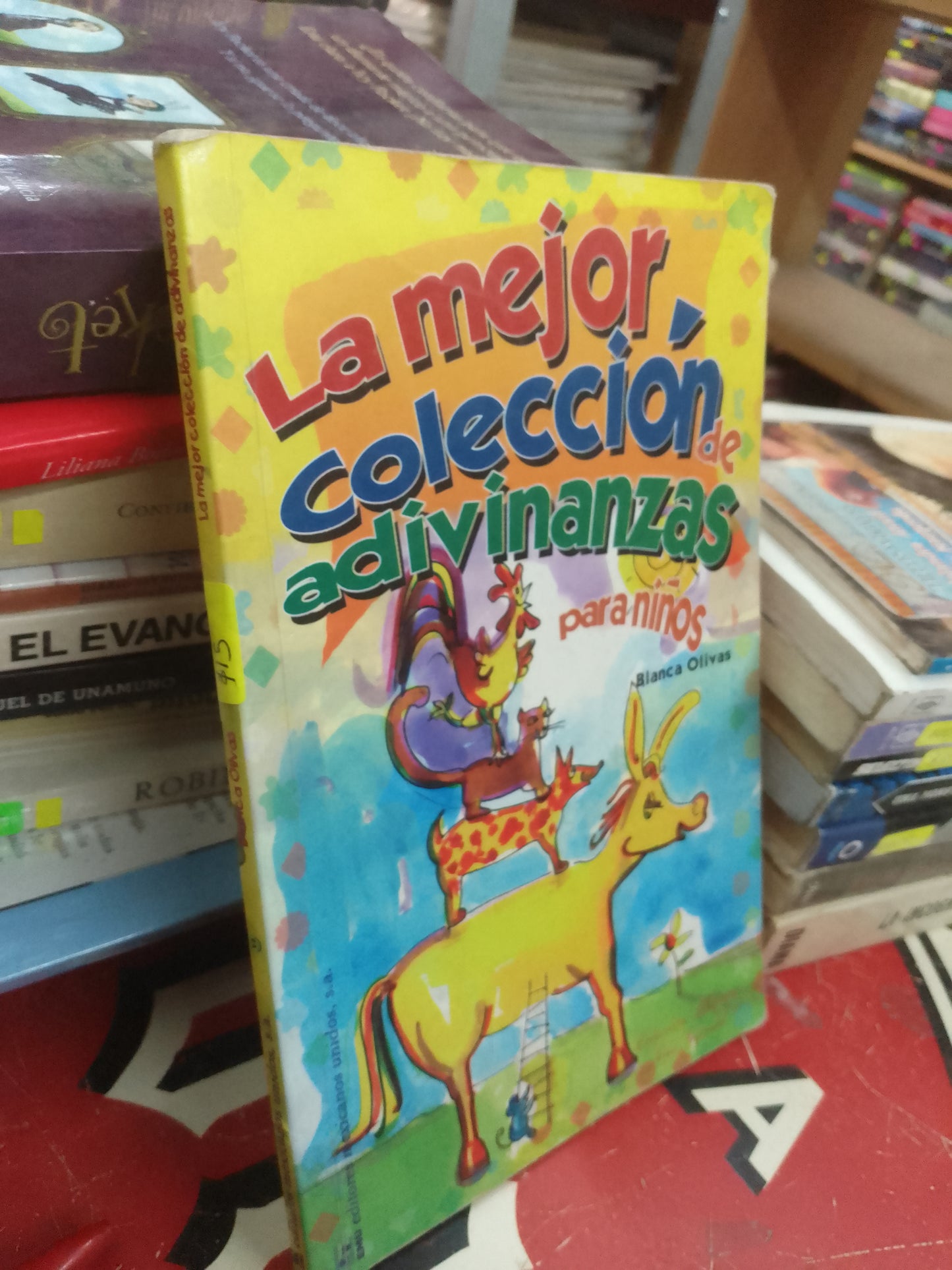 LA MEJOR COLECCION ADIVINANZAS PARA NIÑOS POR BLANCA OLIVAS USADO INFANTIL LITERARIO 207