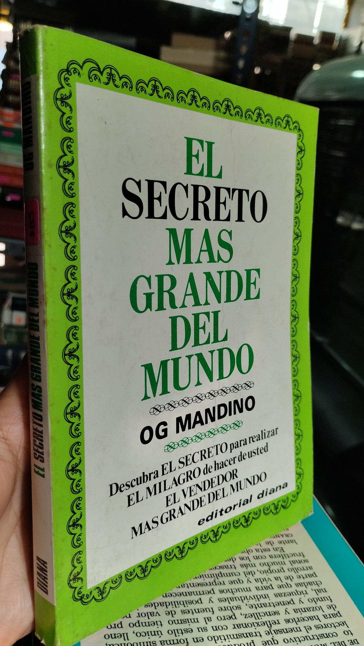 EL SECRETO MAS GRANDE DEL MUNDO POR OG MANDINO LIBRO USADO SUPERACION PERSONAL ALDAMA